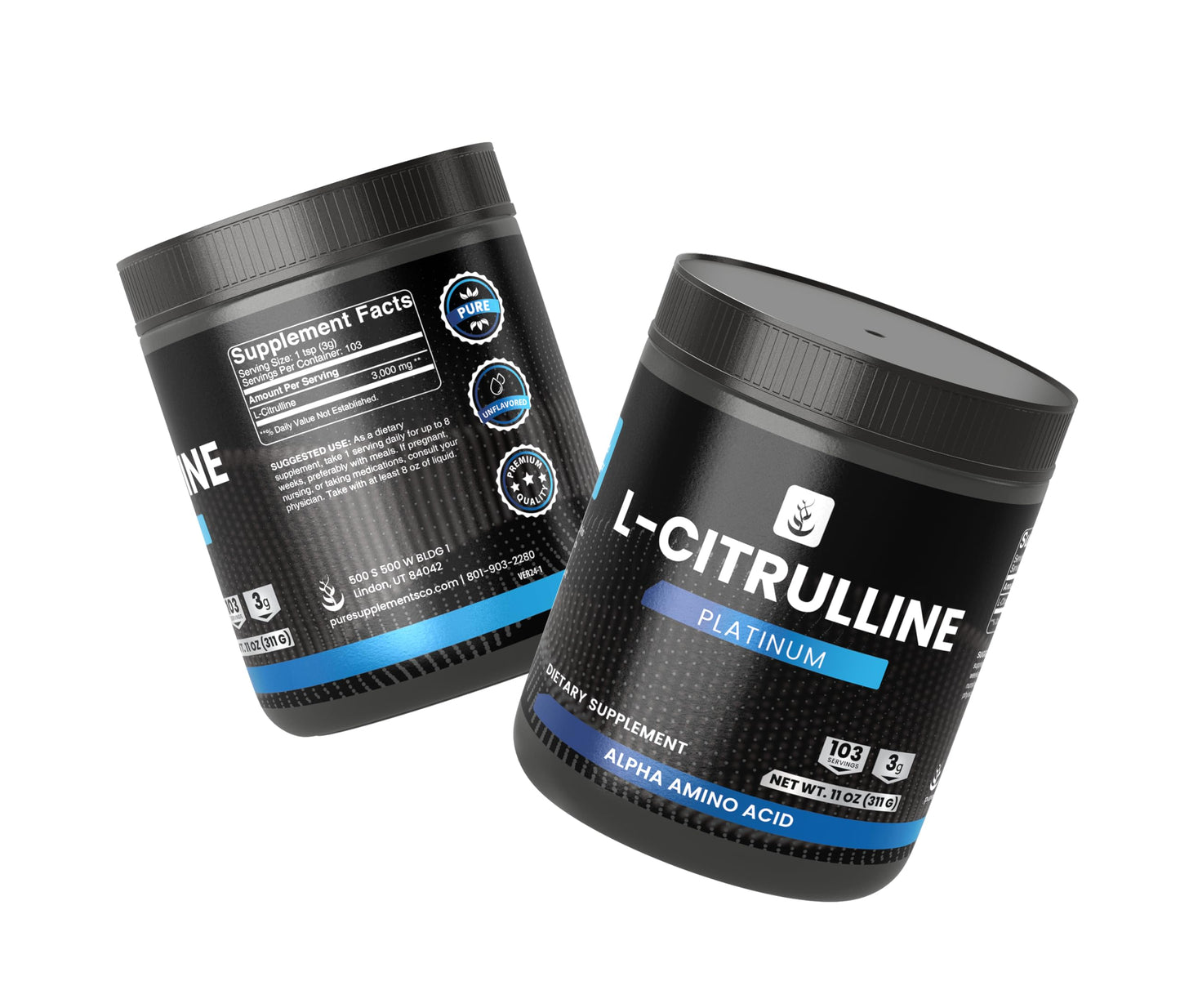 PURE ORIGINAL INGREDIENTS L-Citrulline Powder 11 oz