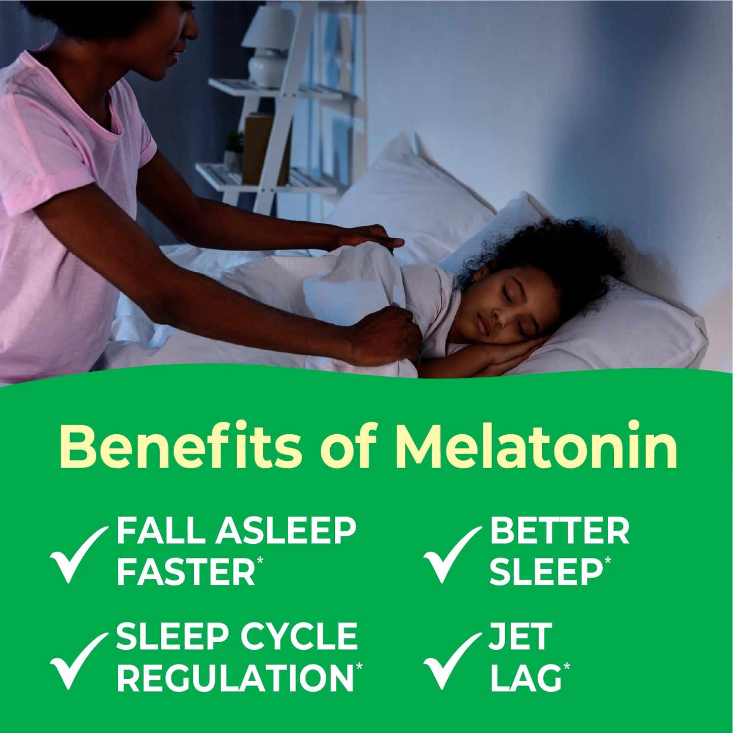 VitaWorks Kids Melatonin 1 mg Chewable Tablets, with Chamomile, L-Theanine and Lemon Balm Extract, Sleep Aid for Children, 120 Tablets