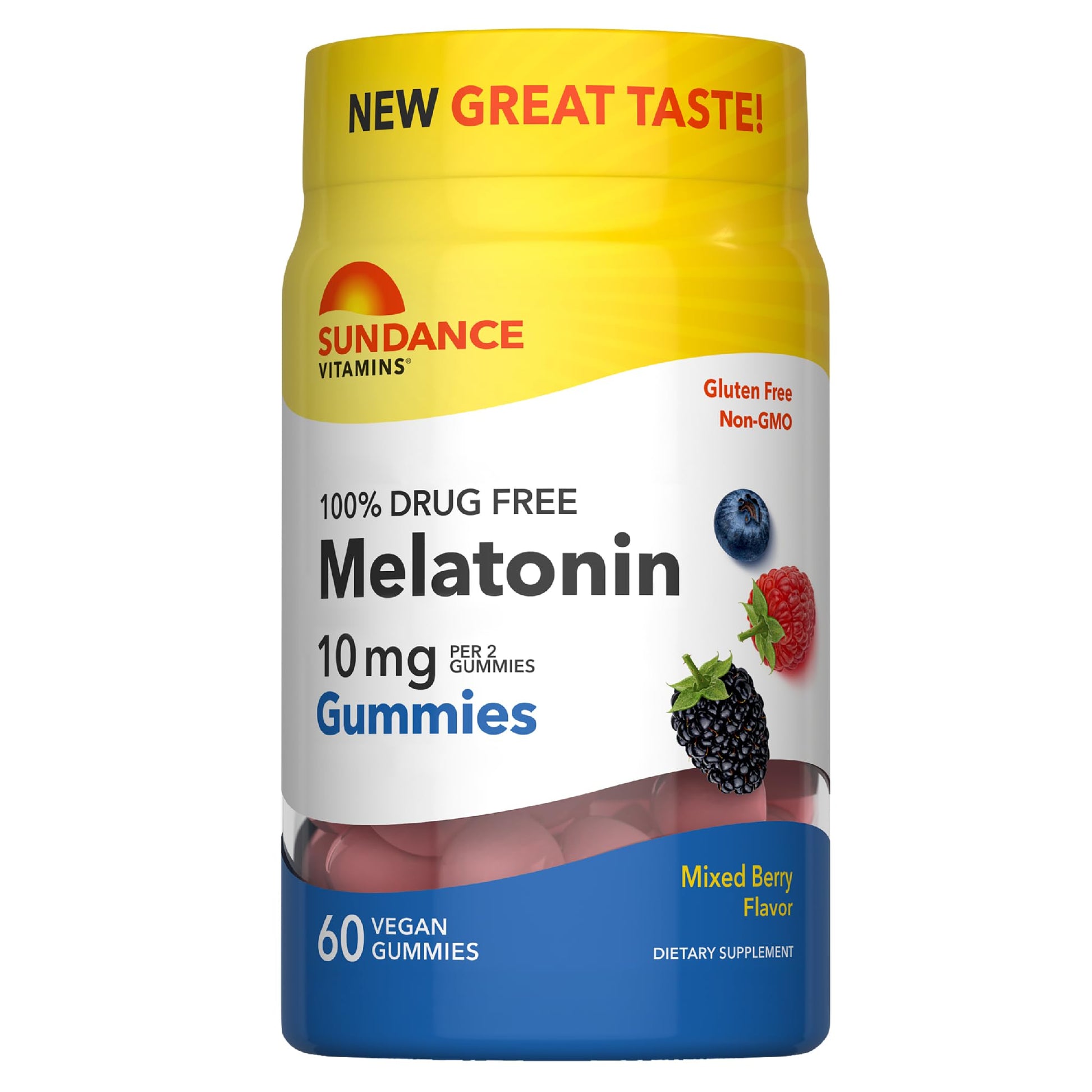 Sundance Melatonin 10mg Gummies, 60 Count