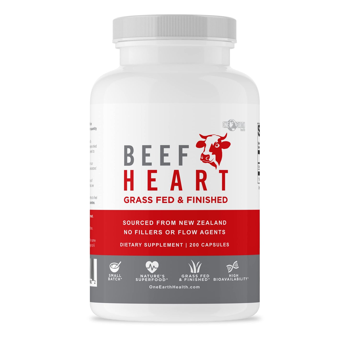 One Earth Health Beef Organs and Heart 120 Capsules