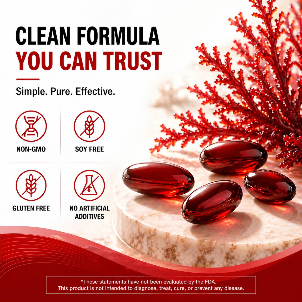 Aiwevon Astaxanthin Supplement 12mg Softgels, 120 Count