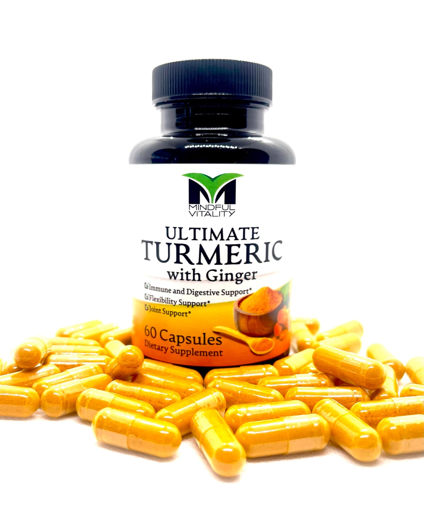Mindful Vitality Ultimate Turmeric with Ginger, 60 Capsules