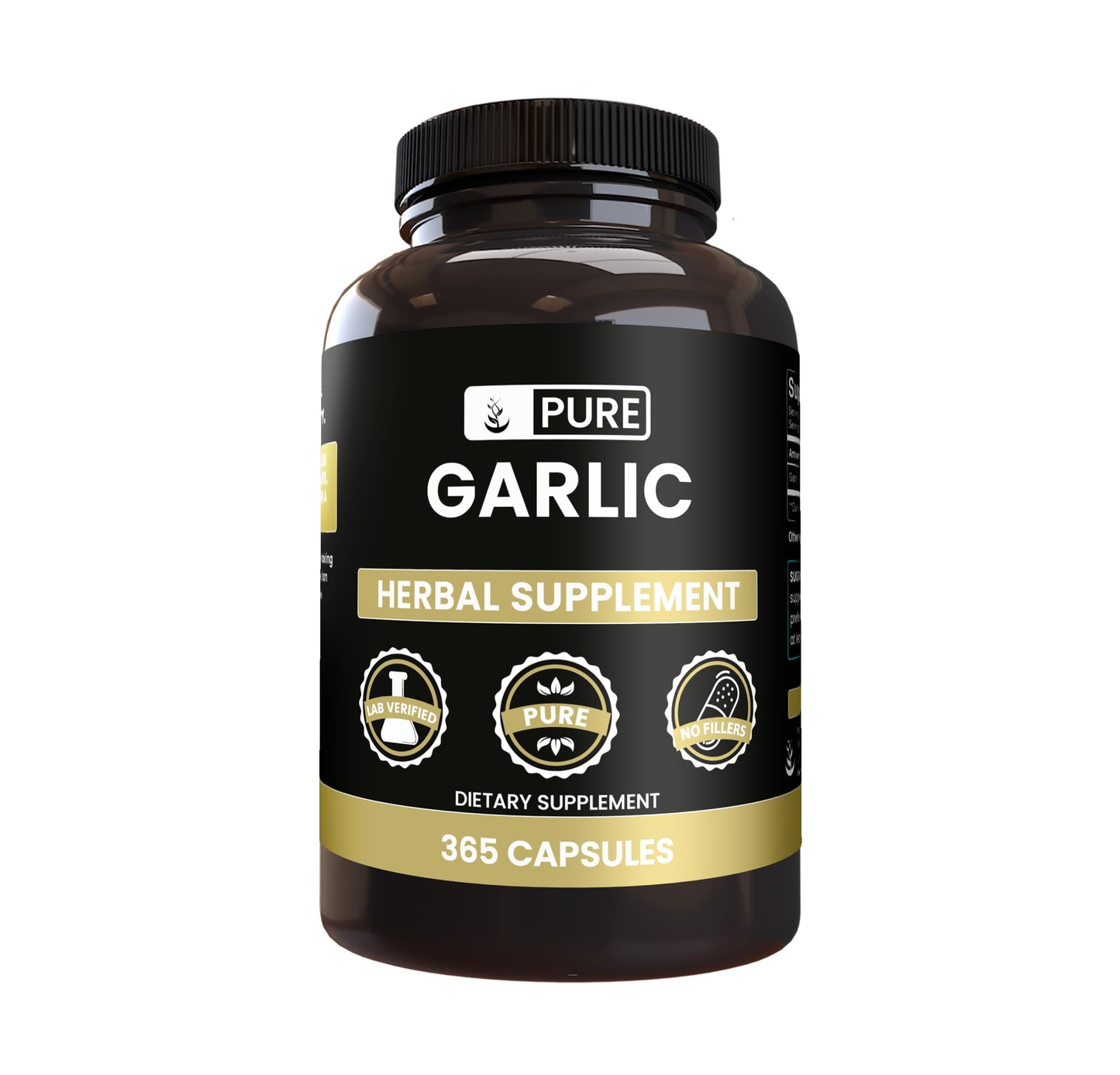 Pure Original Ingredients Garlic Extract Capsules 365