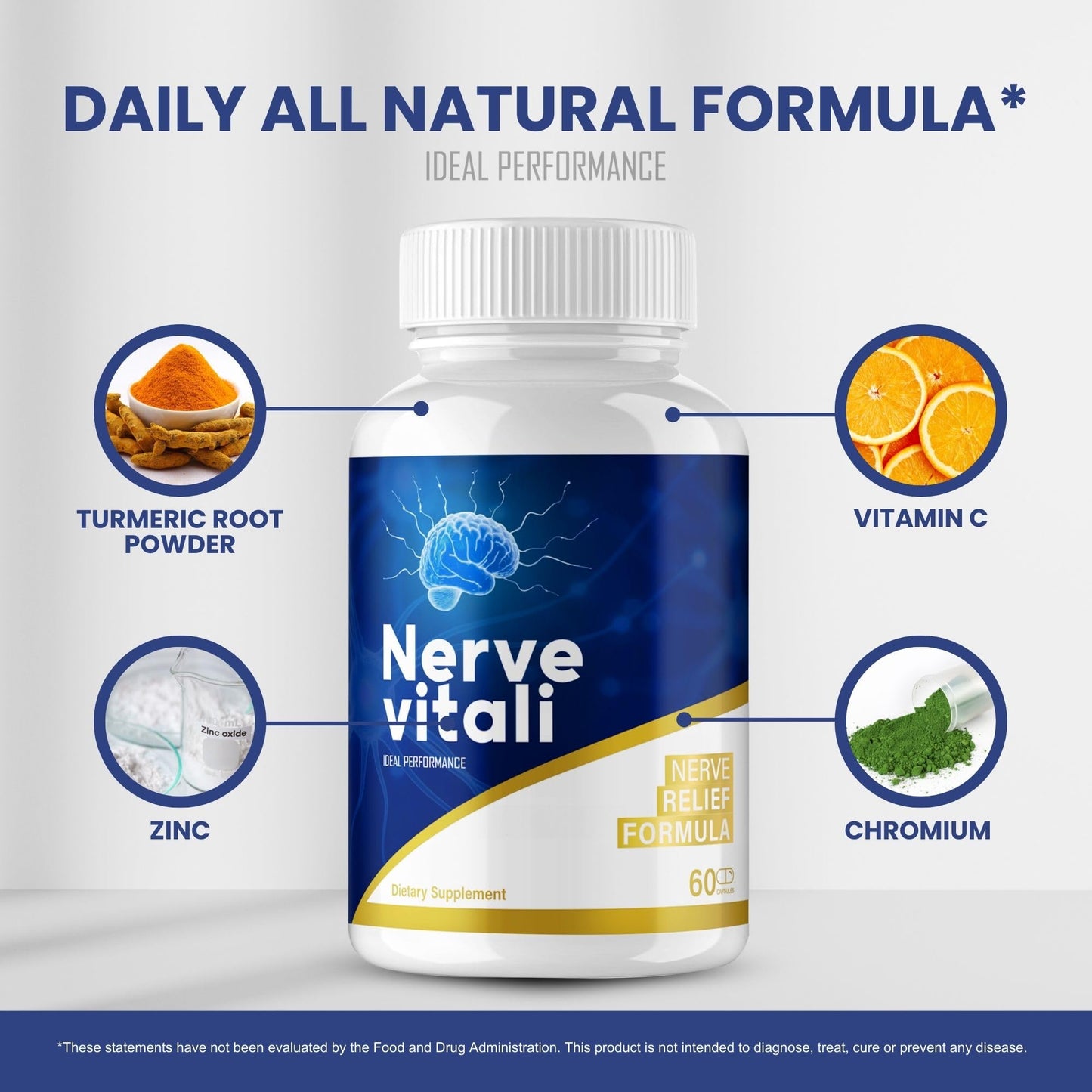 IDEAL PERFORMANCE NerveVitali, 300 Capsules