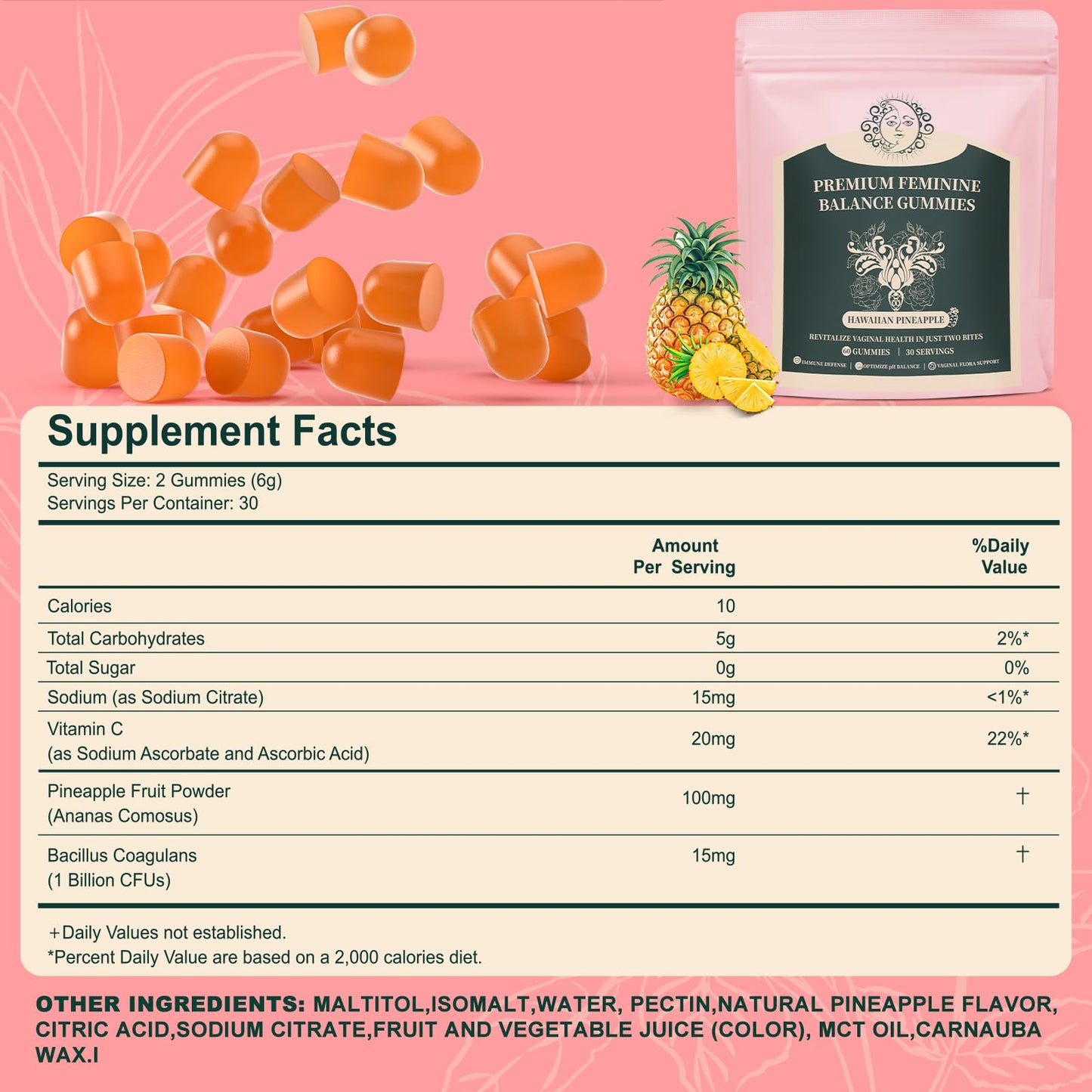 Mosslly Feminine Balance Gummies 60