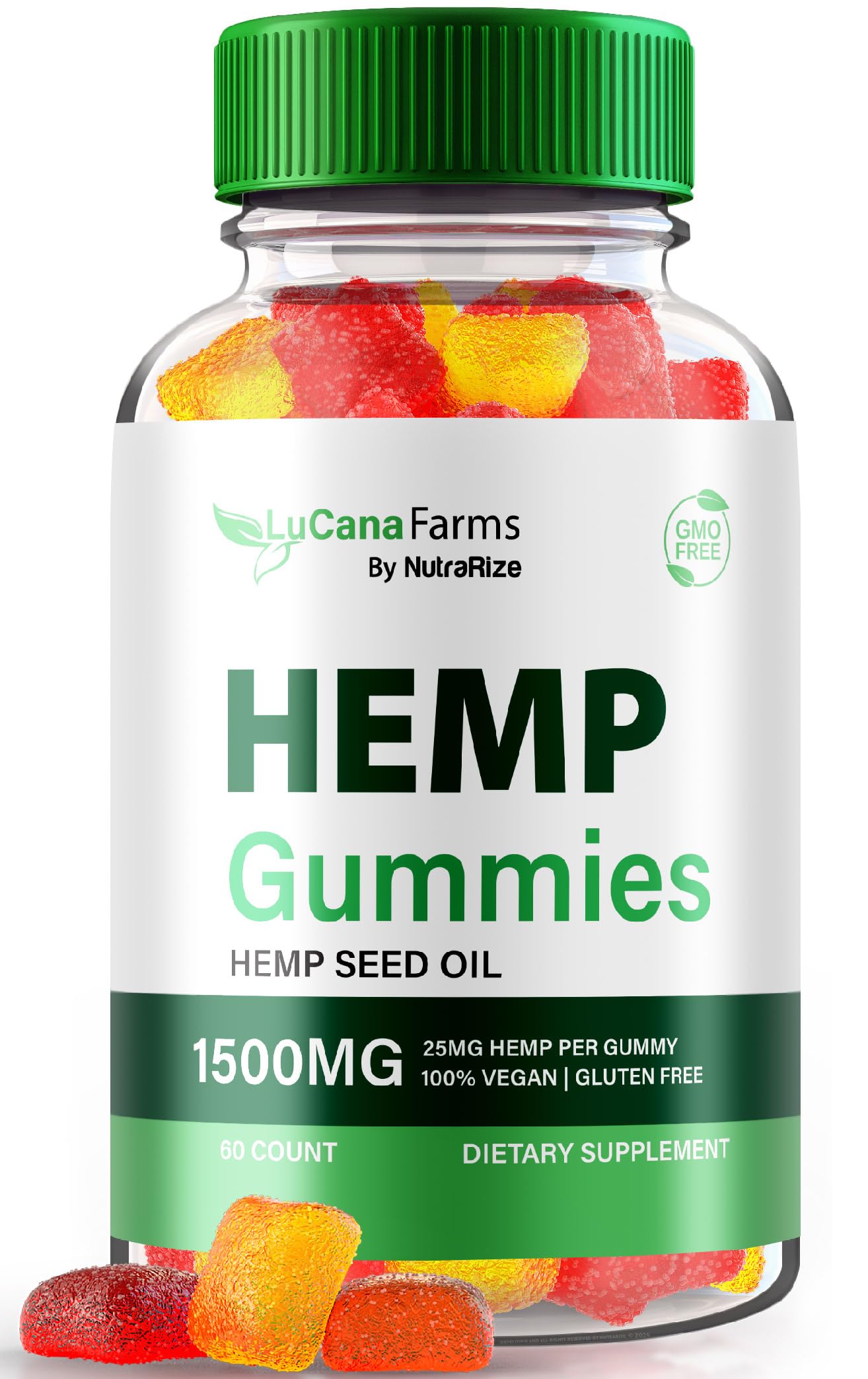 NutraRize LuCana Farms Gummies 60 Count