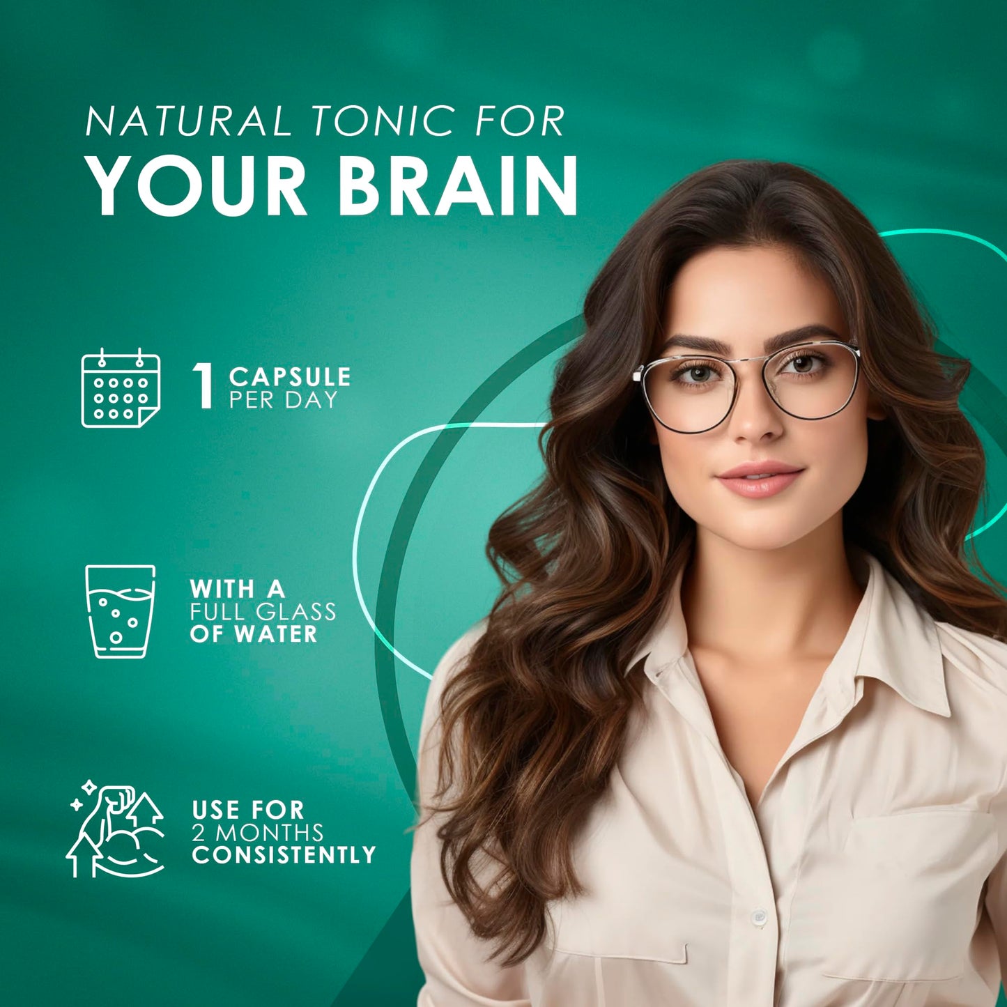 AMBROSIAL Brahmi 500 mg, 60 Capsules
