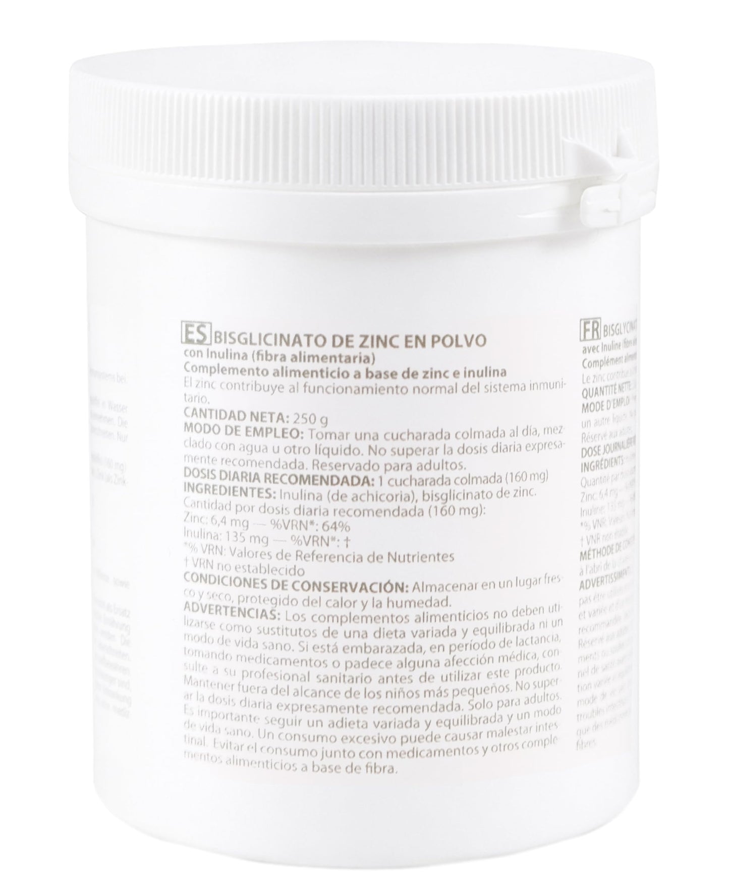 Heiltropfen Zinc Bisglycinate Powder with Inulin 8.8 oz