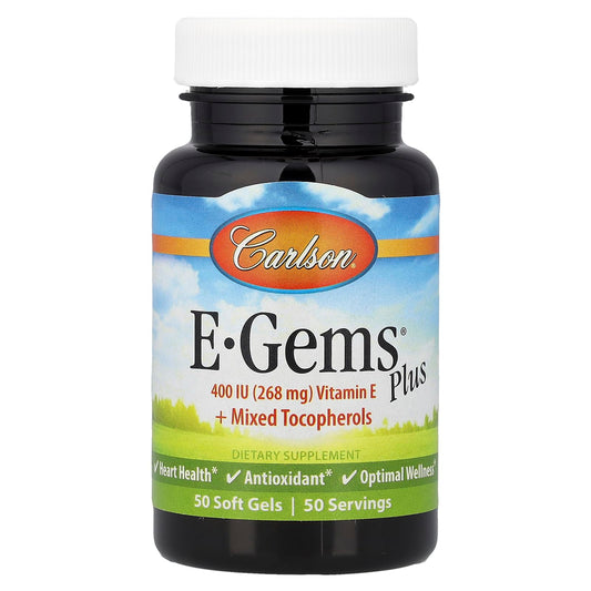 Carlson E-Gems Plus Softgels 50