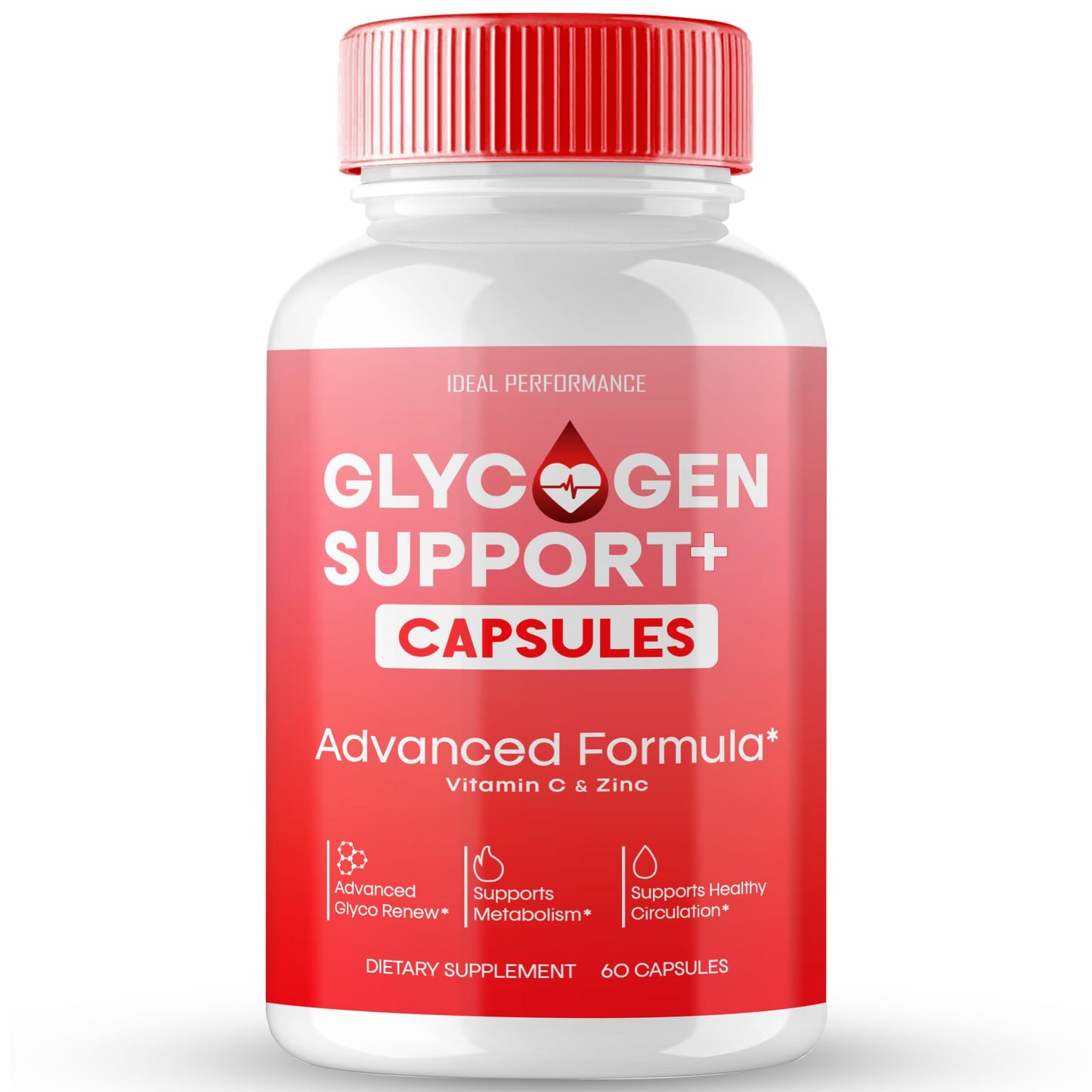 IDEAL PERFORMANCE Glycogen Support Capsules 60 Count