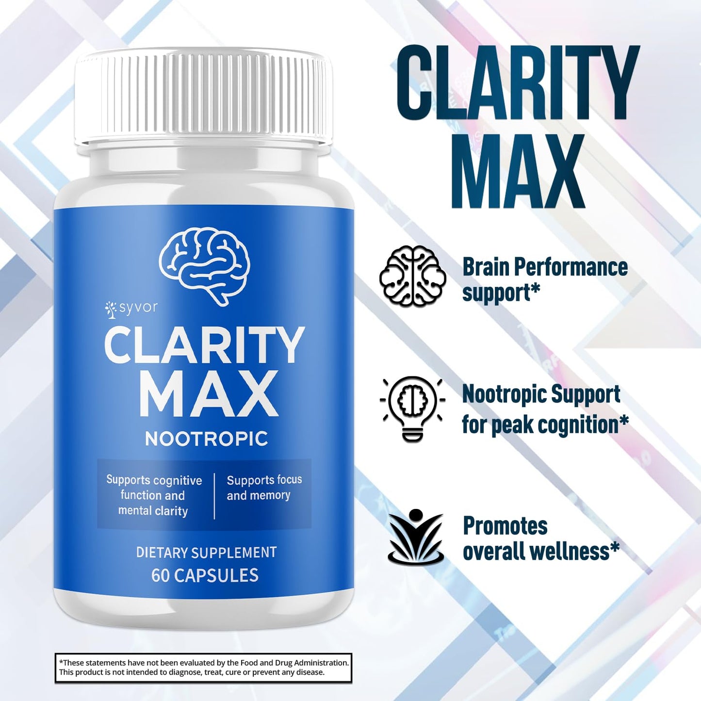 Syvor Clarity Max Capsules, 300 Capsules