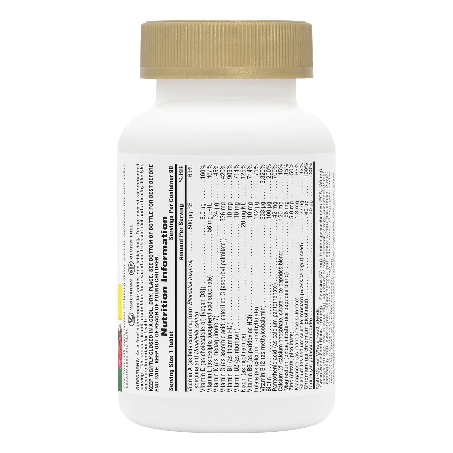 NaturesPlus Source of Life GOLD Multivitamin Tablets 180 Count