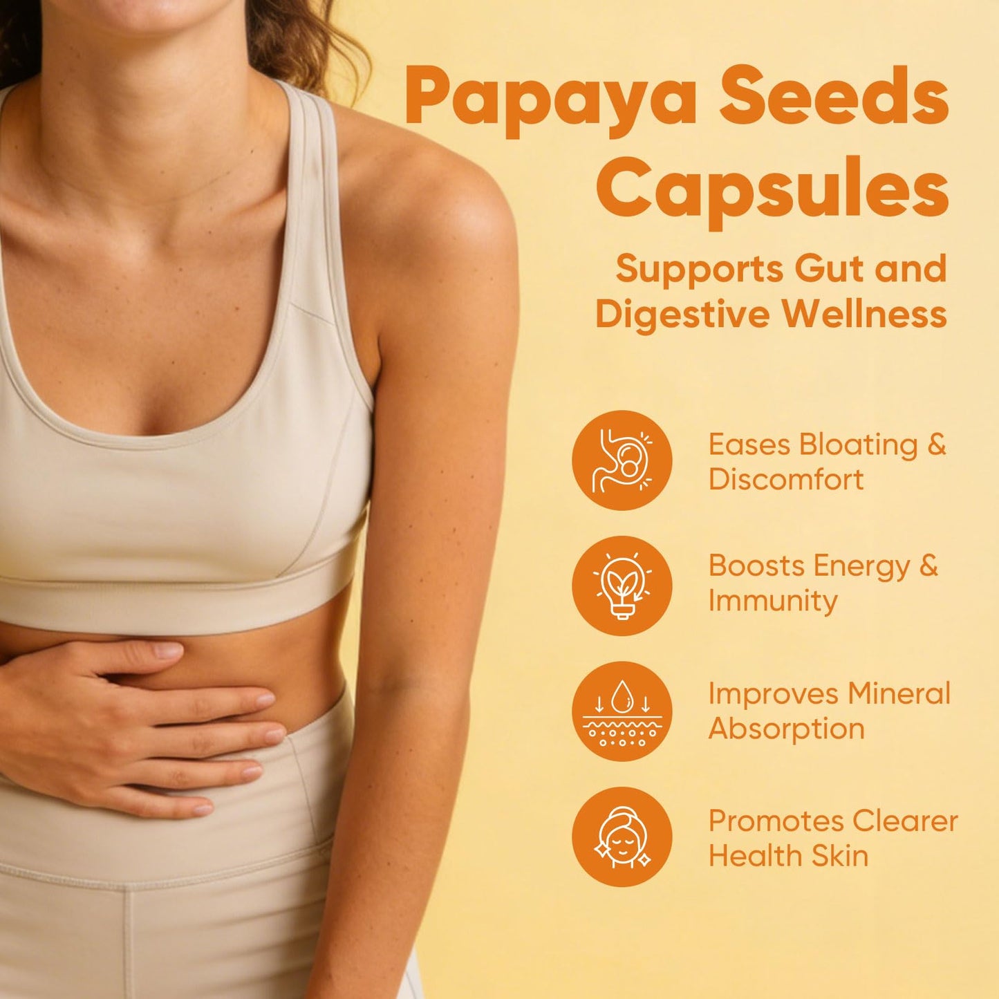 Awjsde Elava Papaya Seeds Capsules, 1 Capsule