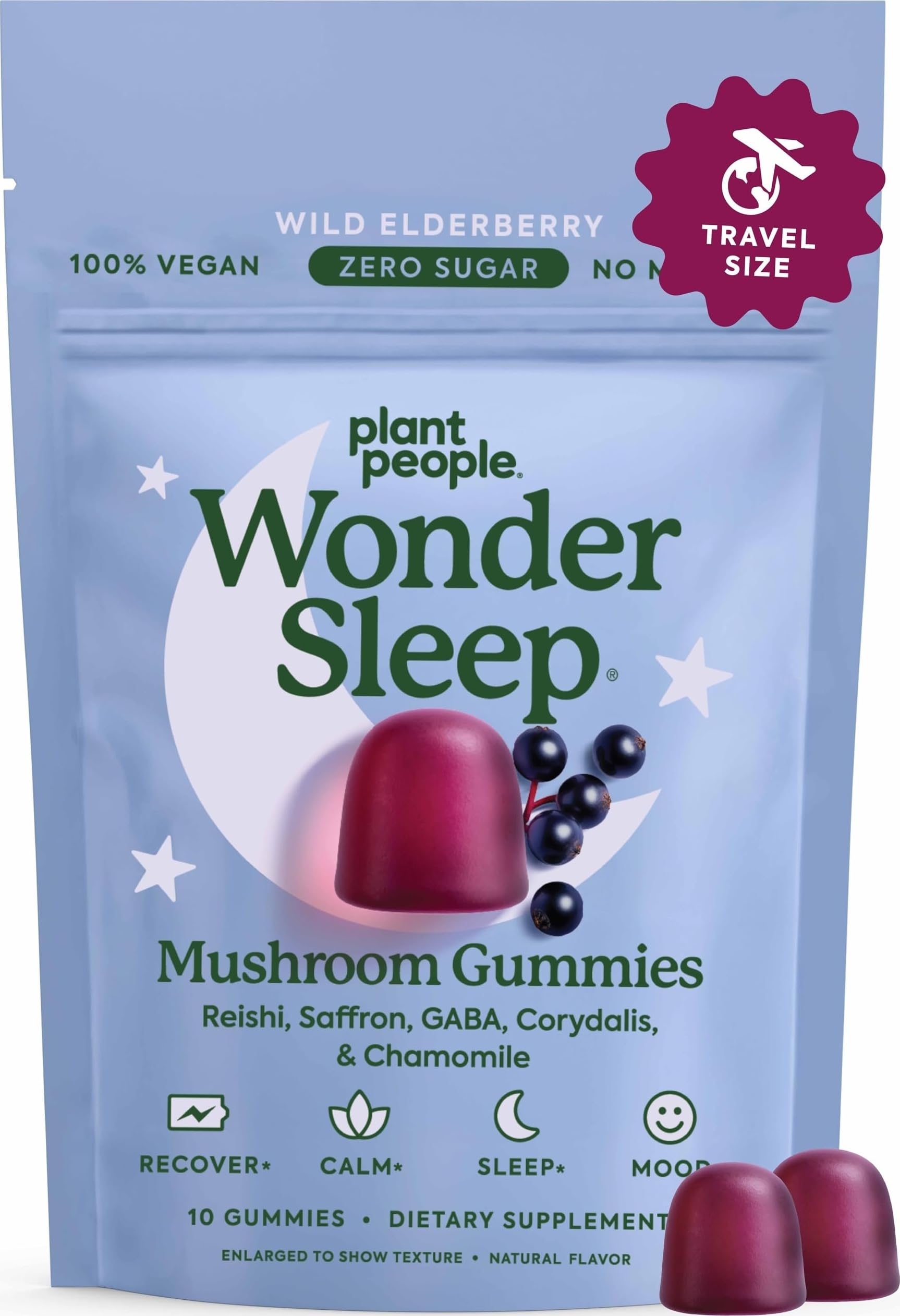 Plant People WonderSleep Mushroom Gummy 10 Count
