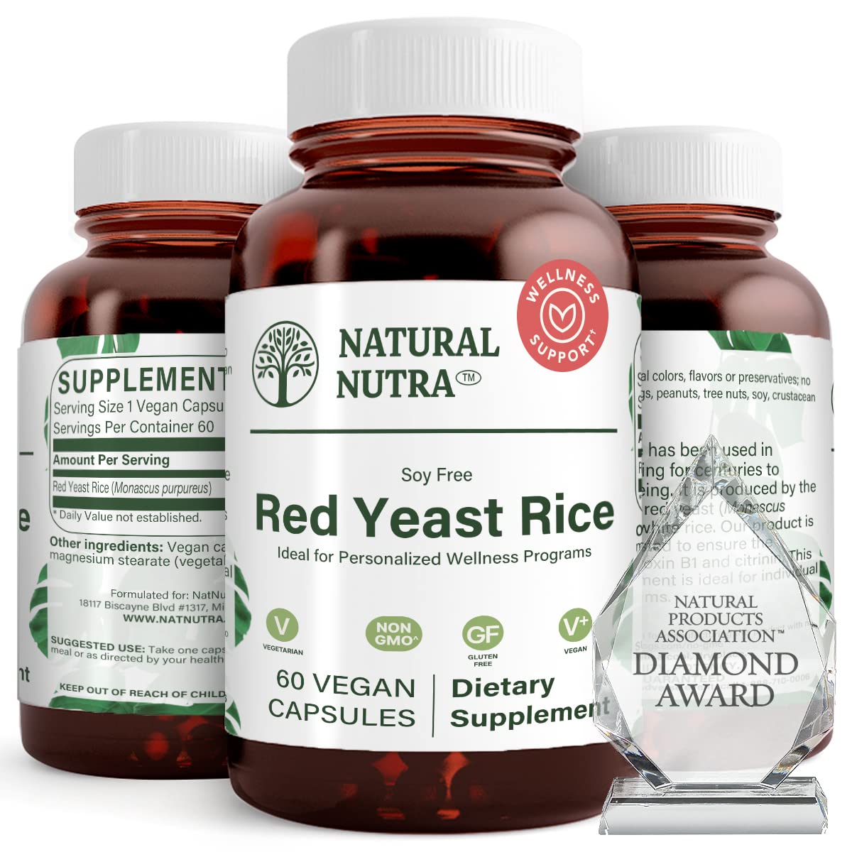 Natural Nutra Red Yeast Rice Extract Capsules 120
