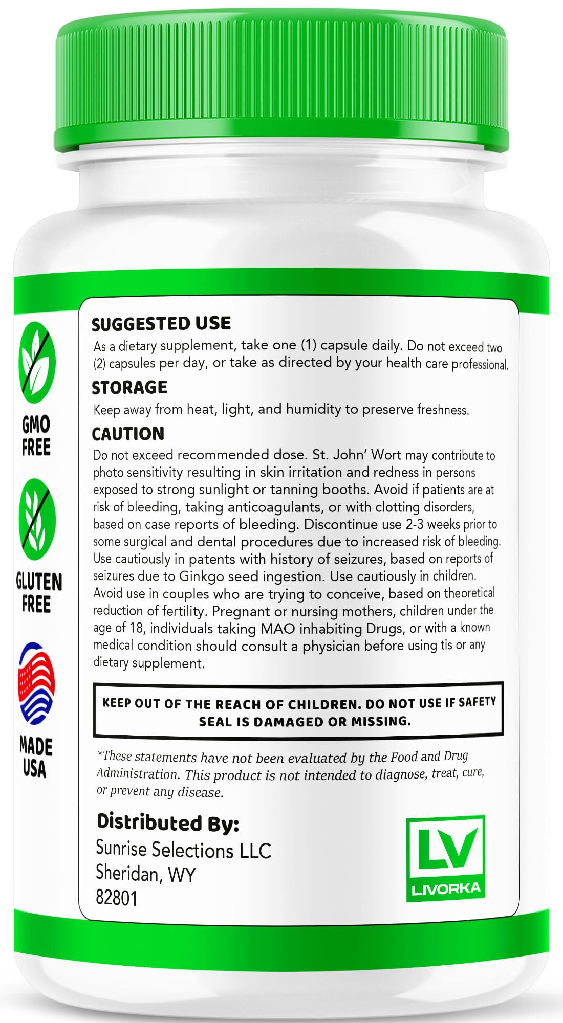 LIVORKA SugarSweep Capsules, 150 Capsules
