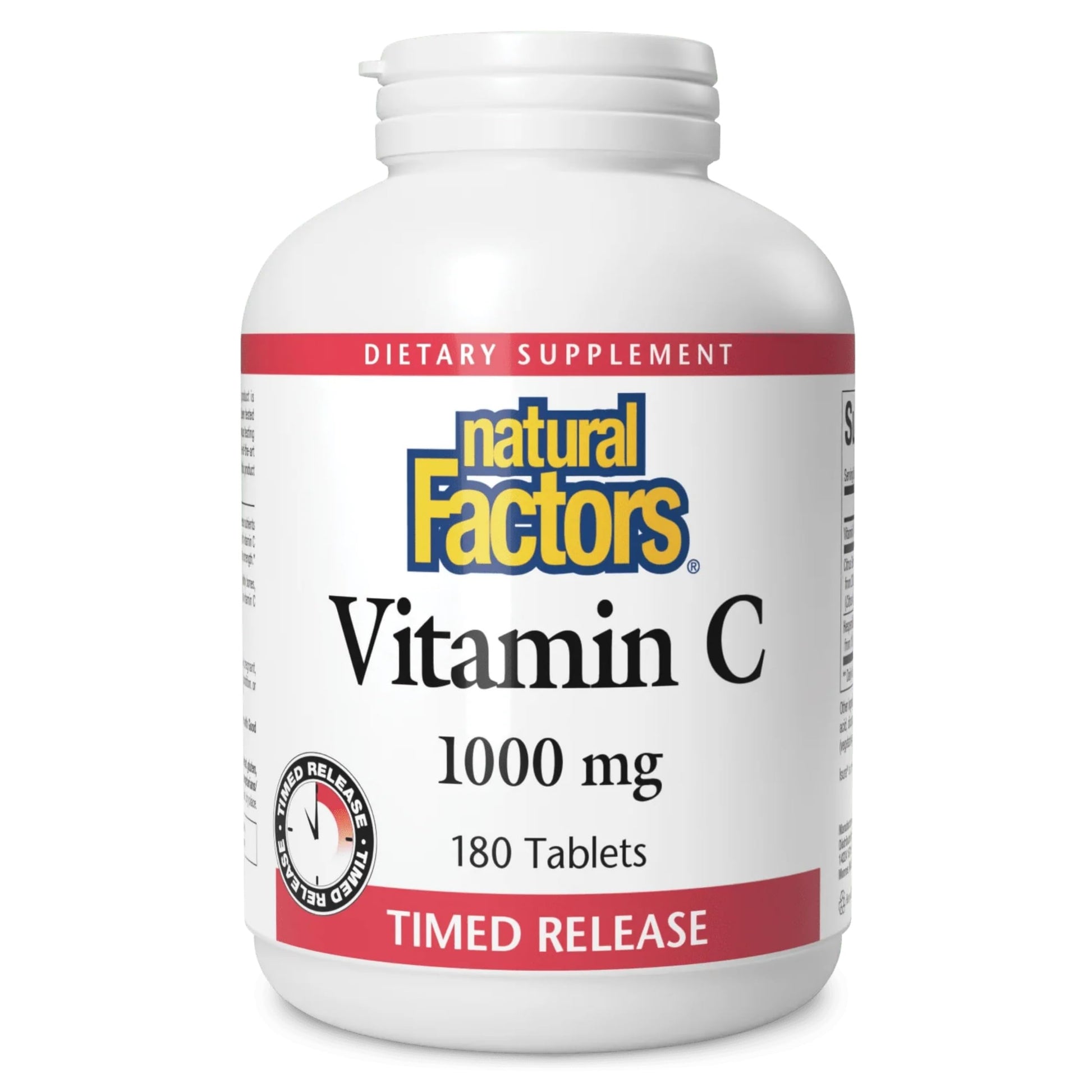 Natural Factors Vitamin C Time Release Tablet 180 Tablets