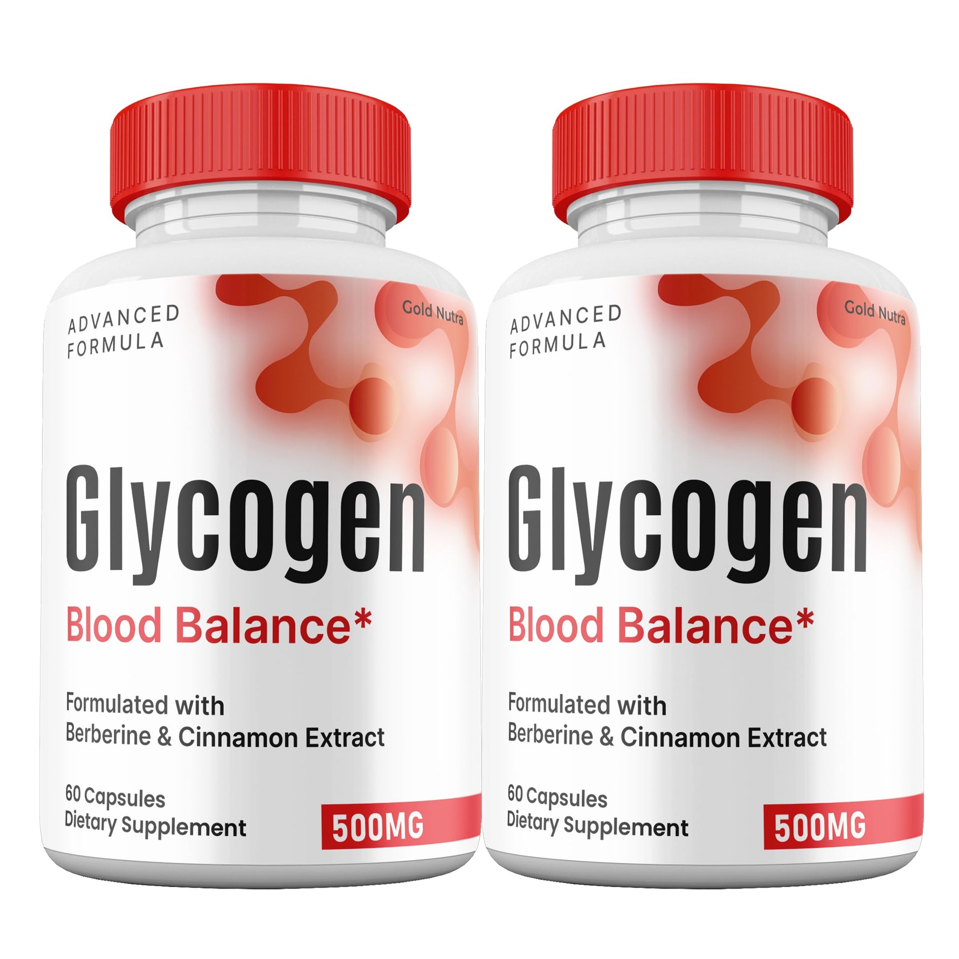 Gold Nutra Glycogen Blood Balance Capsules 2 Pack