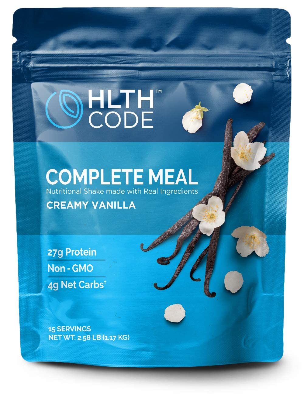 HLTH CODE Complete Meal Replacement Shake Powder 42 Ounce