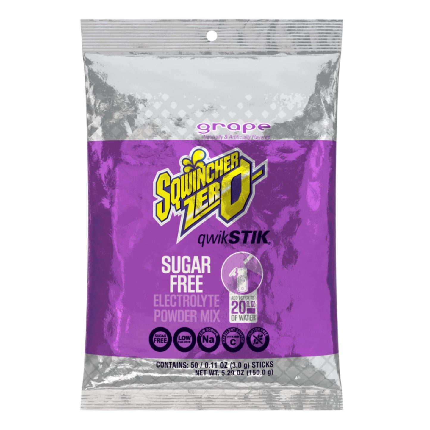 Sqwincher Zero Qwik Stik Zero Powder 50 Count