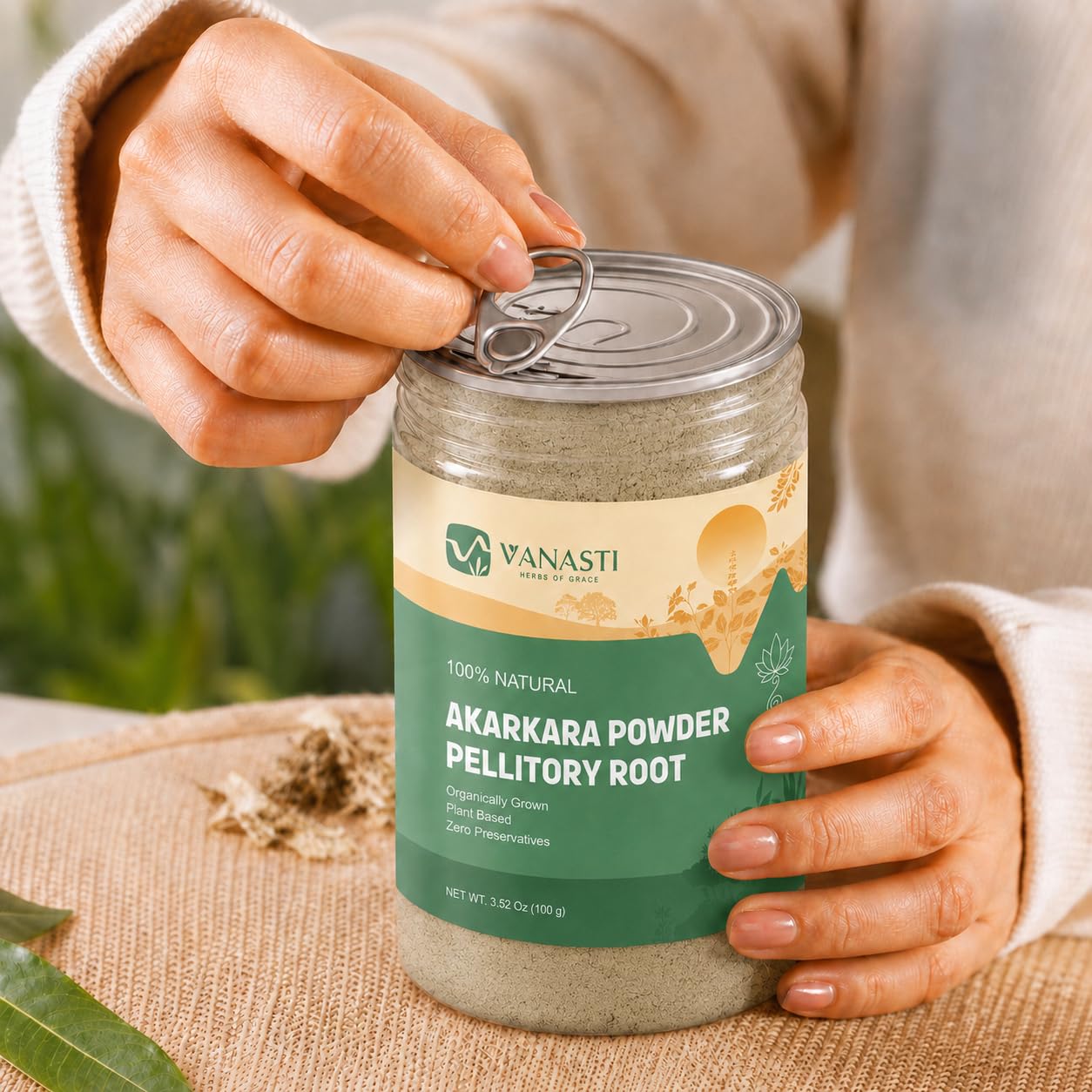 VANASTI Akarkara Powder 3.52 Ounce