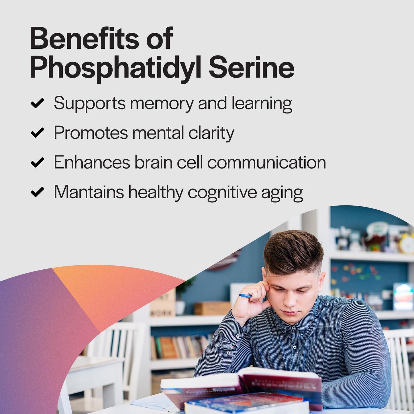 PureFormulas Phosphatidyl Serine Capsules 100 Count