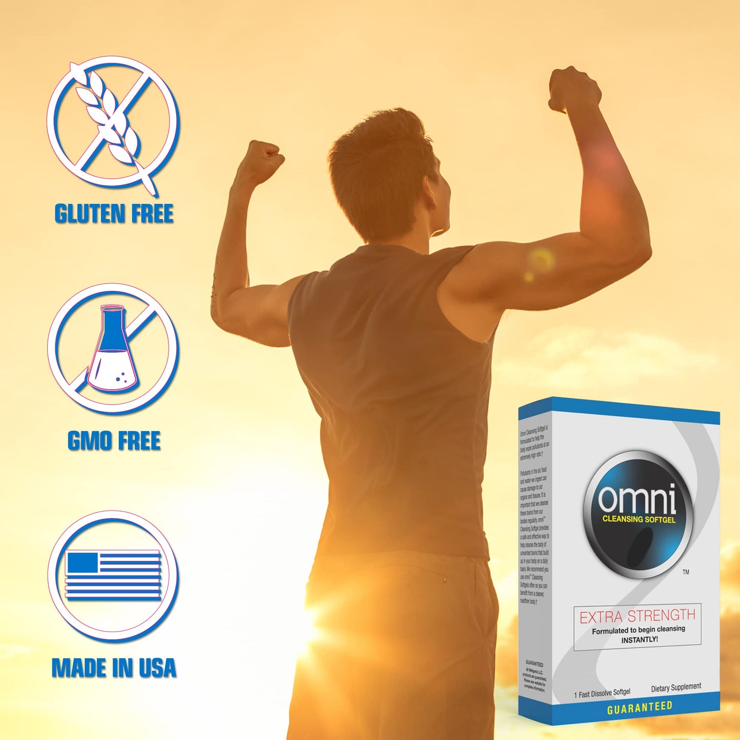 Wellgenix Omni Herbal Detox Cleanse Softgel 1 Count