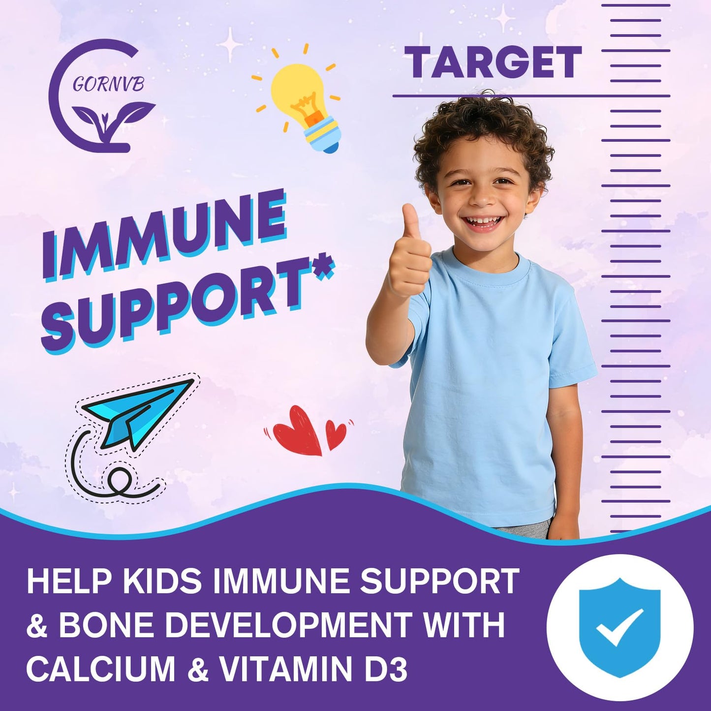 GORNVB Kids Sleep Gummies Gummy, 120 Gummies