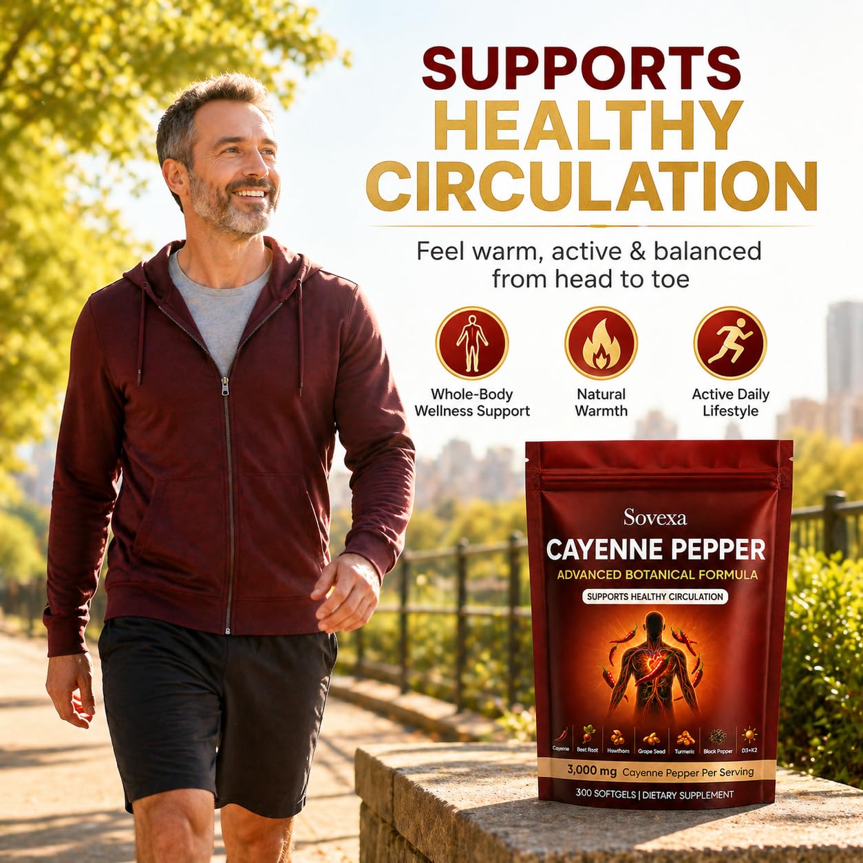 WDVNEX Sovexa Cayenne Pepper Softgels 300 Count