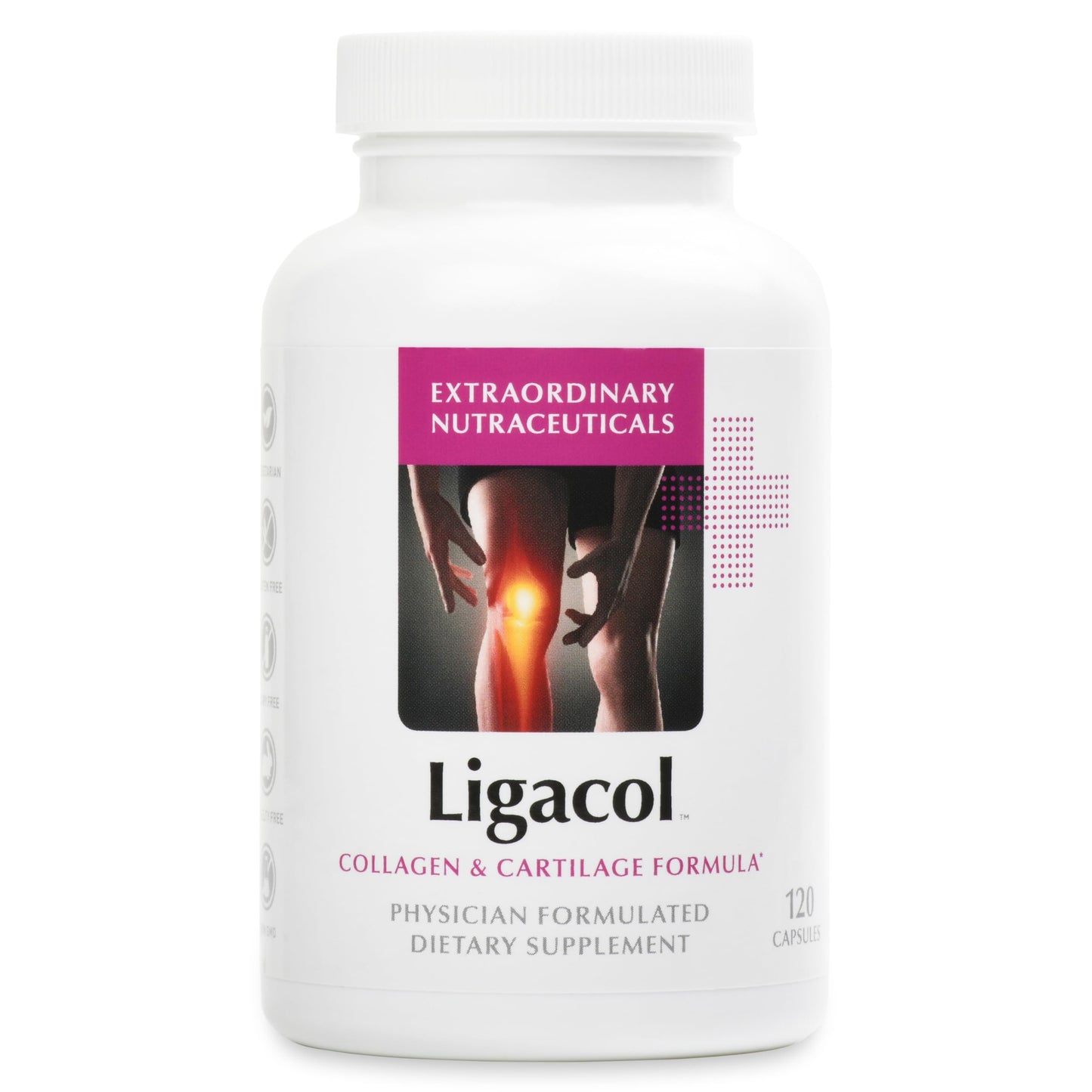 Extraordinary Nutraceuticals Ligacol Collagen & Cartilage Formula Capsule 120 Count