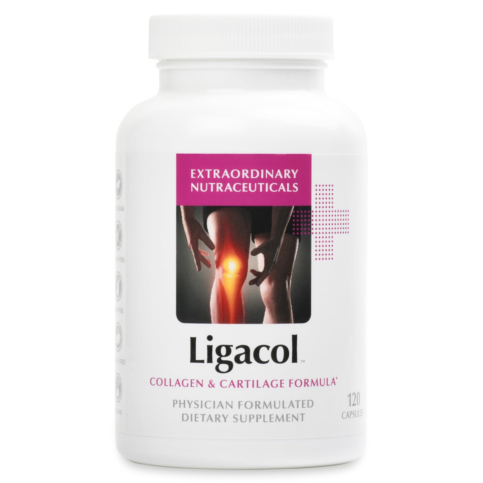Extraordinary Nutraceuticals Ligacol Collagen & Cartilage Formula Capsule 120 Count