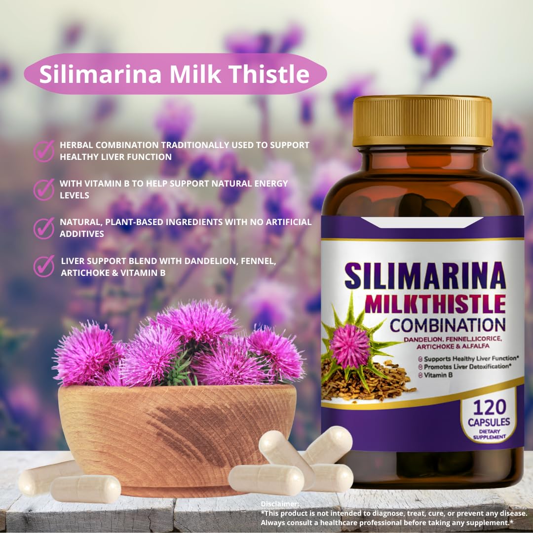 Generic Silimarina Milk Thistle Combination Capsules 240