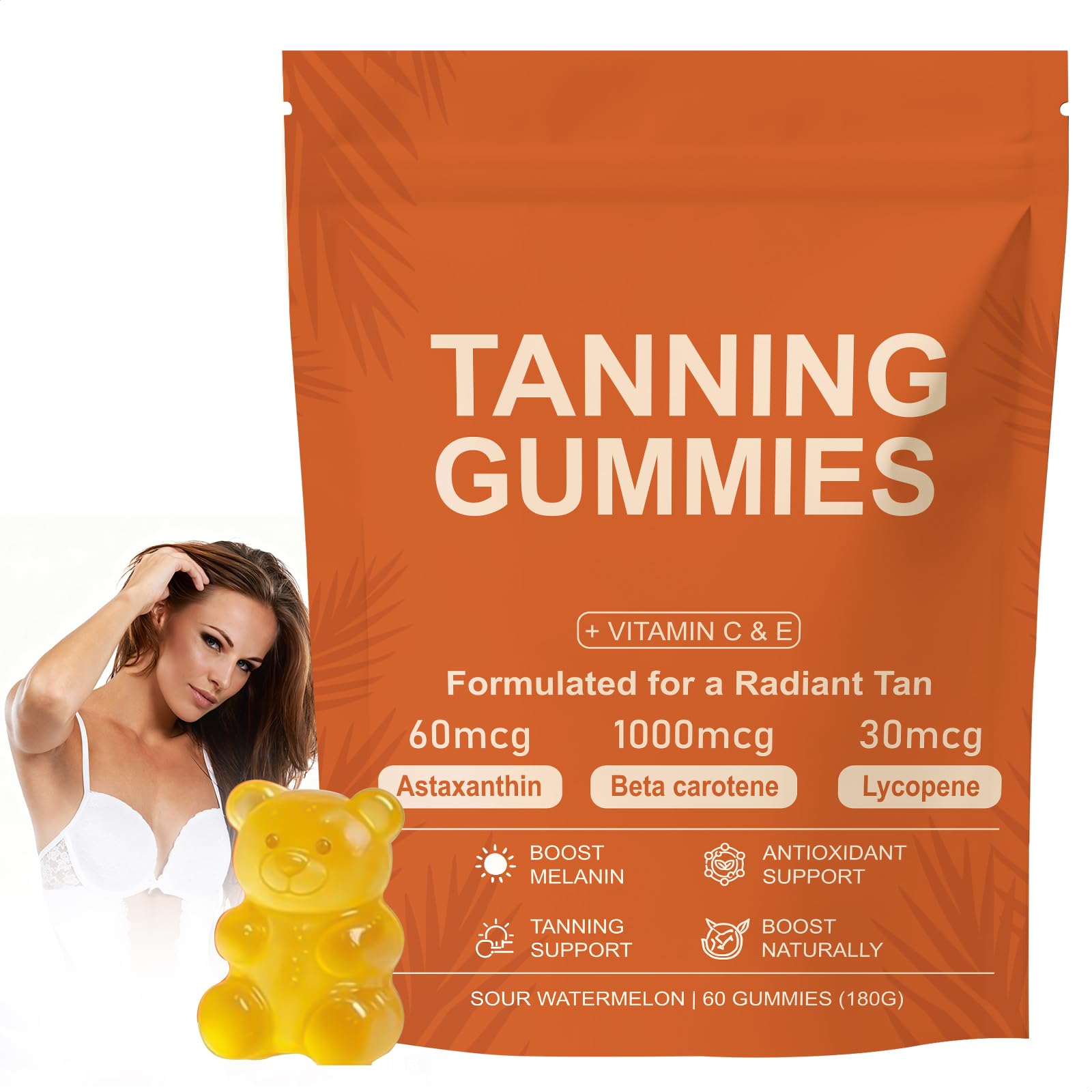 OUXDOXZ Tanning Gummies 60 Gummies