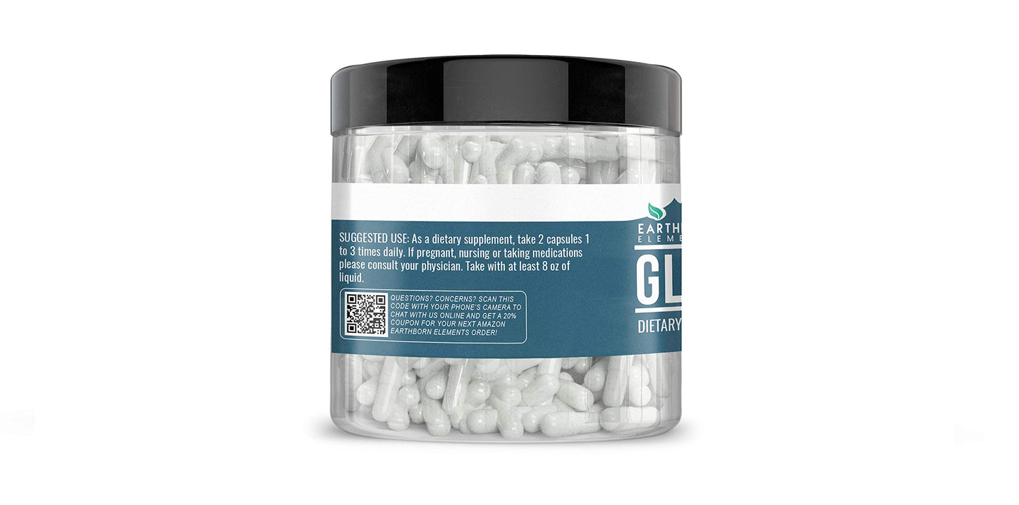 Earthborn Elements Glycine Capsules, 200