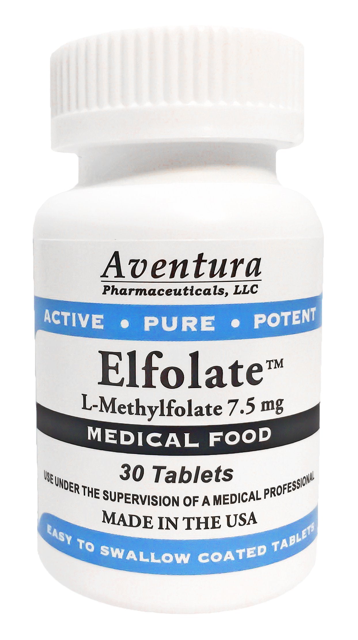 ELFOLATE 7.5mg L-Methylfolate Tablets 30 Count