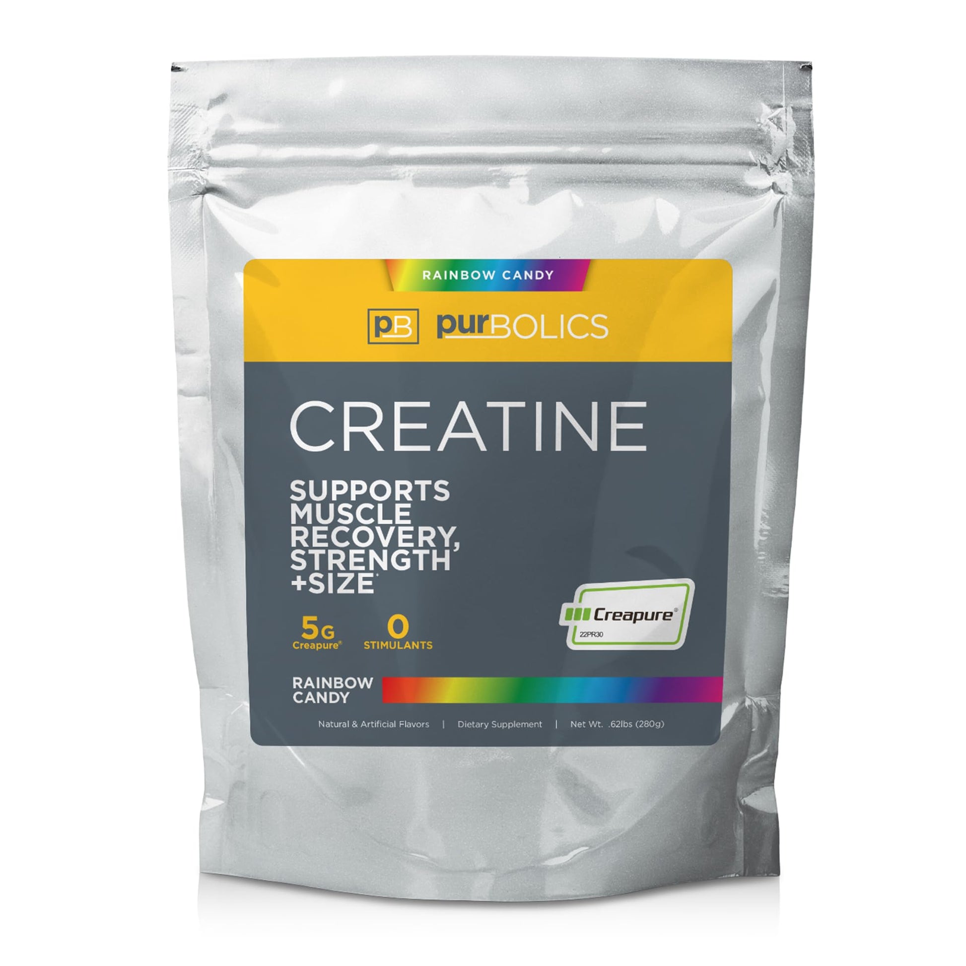 Purbolics Creapure Creatine Monohydrate, Micronized Creatine Powder 9.87 Ounce