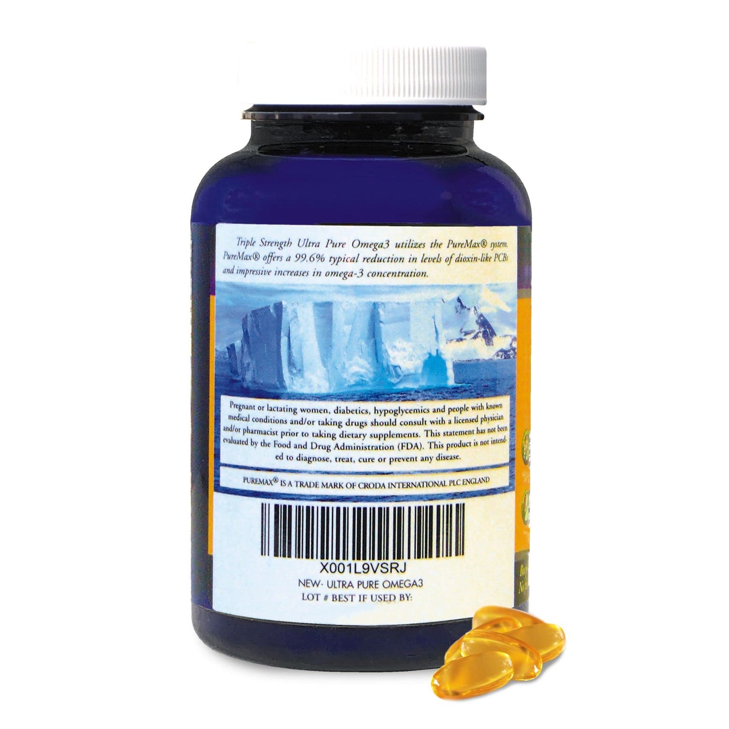 Doctors Nutra Nutraceuticals Natural Wild Caught Omega 3 DPA Fish Oil Supplement 2,900 Milligrams Triple Strength Ultra Pure Concentrated, EPA-DPA-DHA Softgels 90