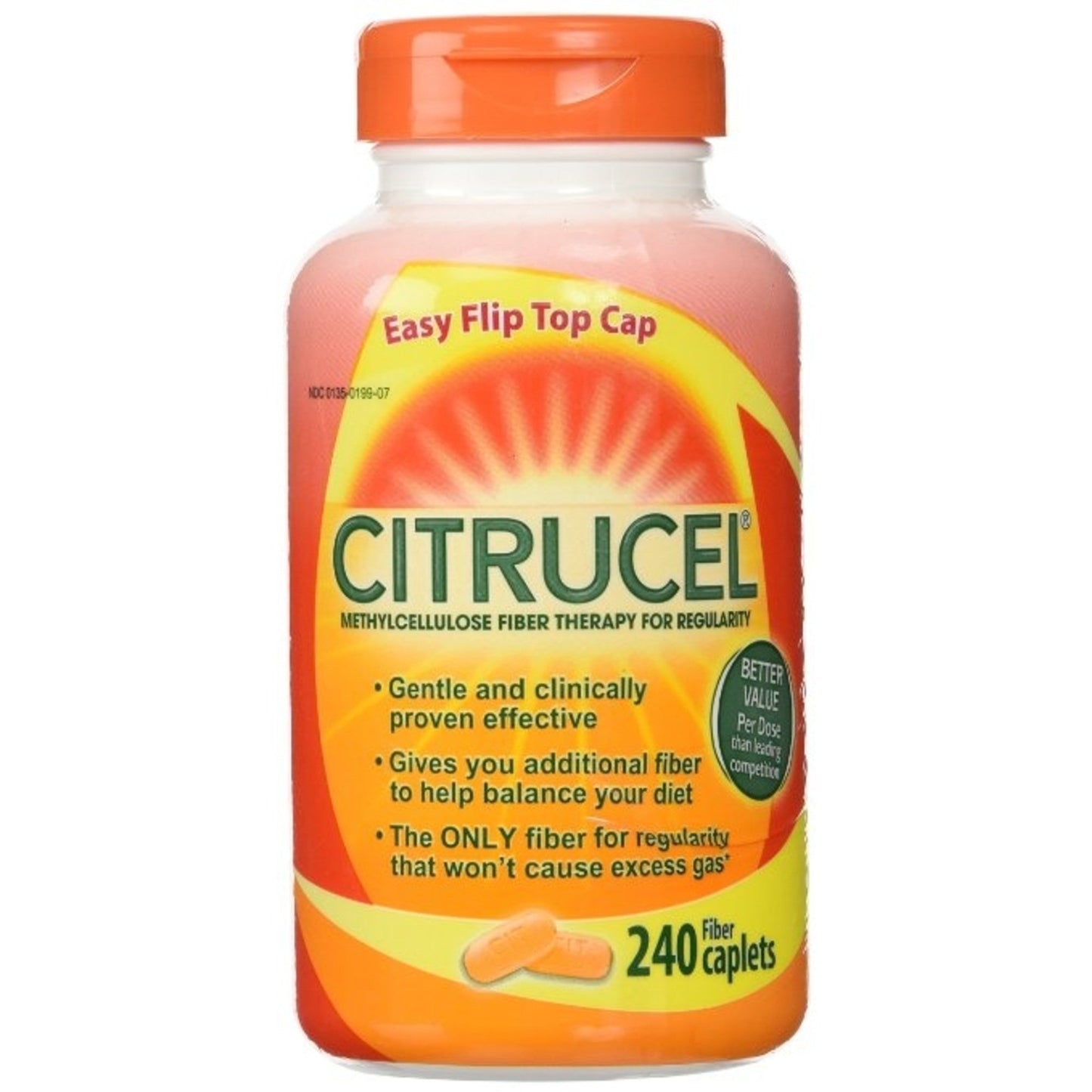CITRUCEL Fiber Therapy Caplets, 480 Count