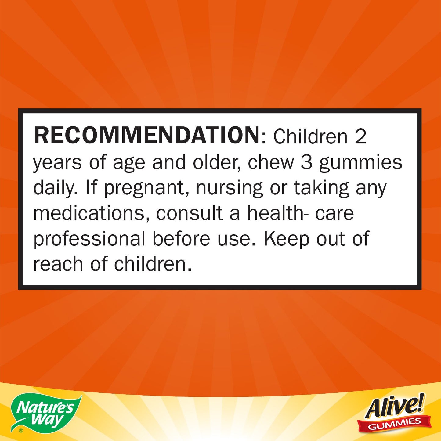Nature's Way Alive Children's Multi-Vitamin Gummies, 90 Count