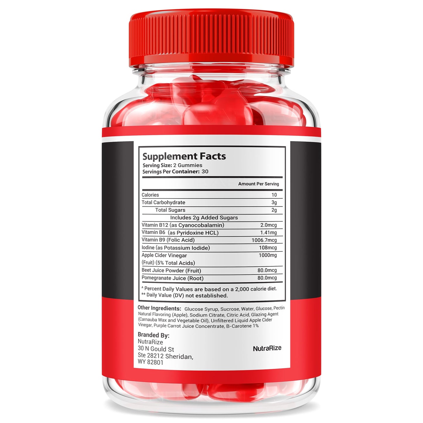 NutraRize Vigor Boost X Gummies 120