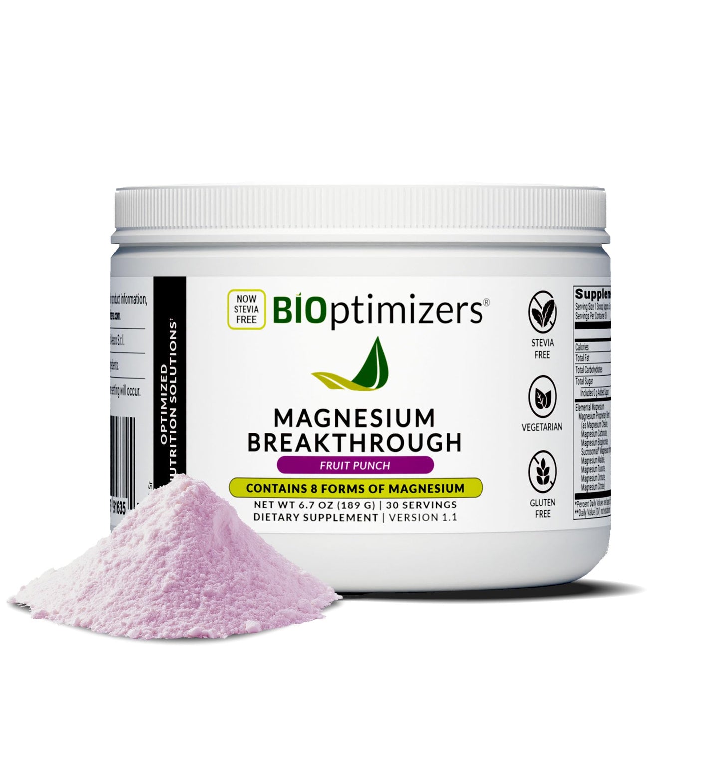 BIOptimizers Magnesium Breakthrough Powder 6.7 Ounce