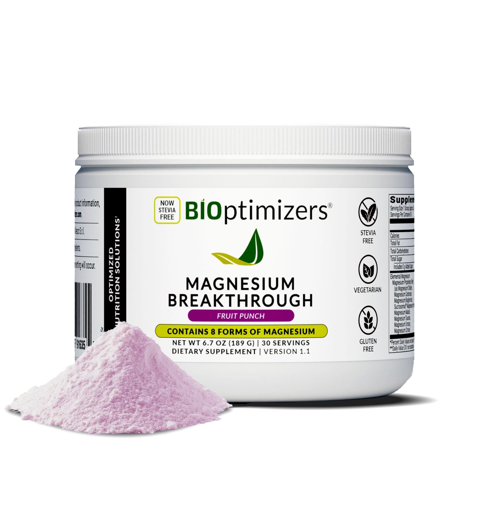 BIOptimizers Magnesium Breakthrough Powder 6.7 Ounce
