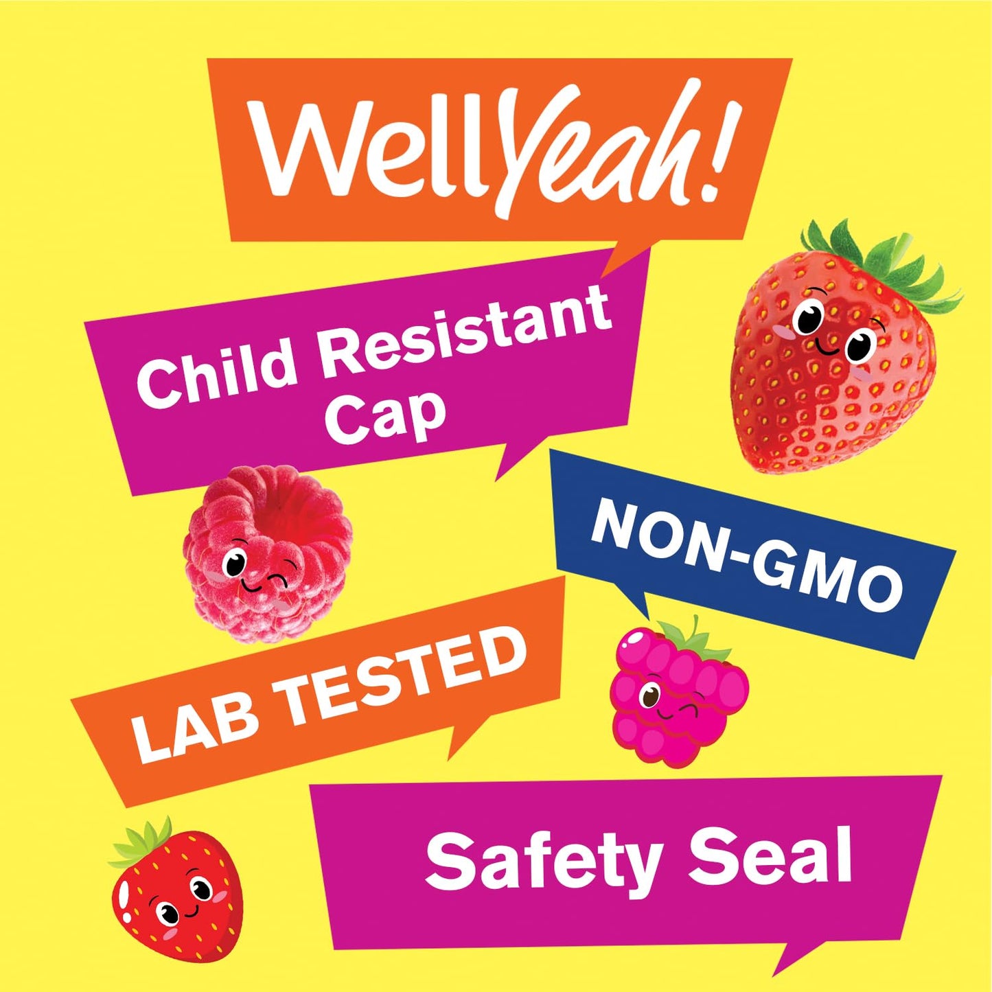 WellYeah Probiotics for Kids Gummies 60-Count
