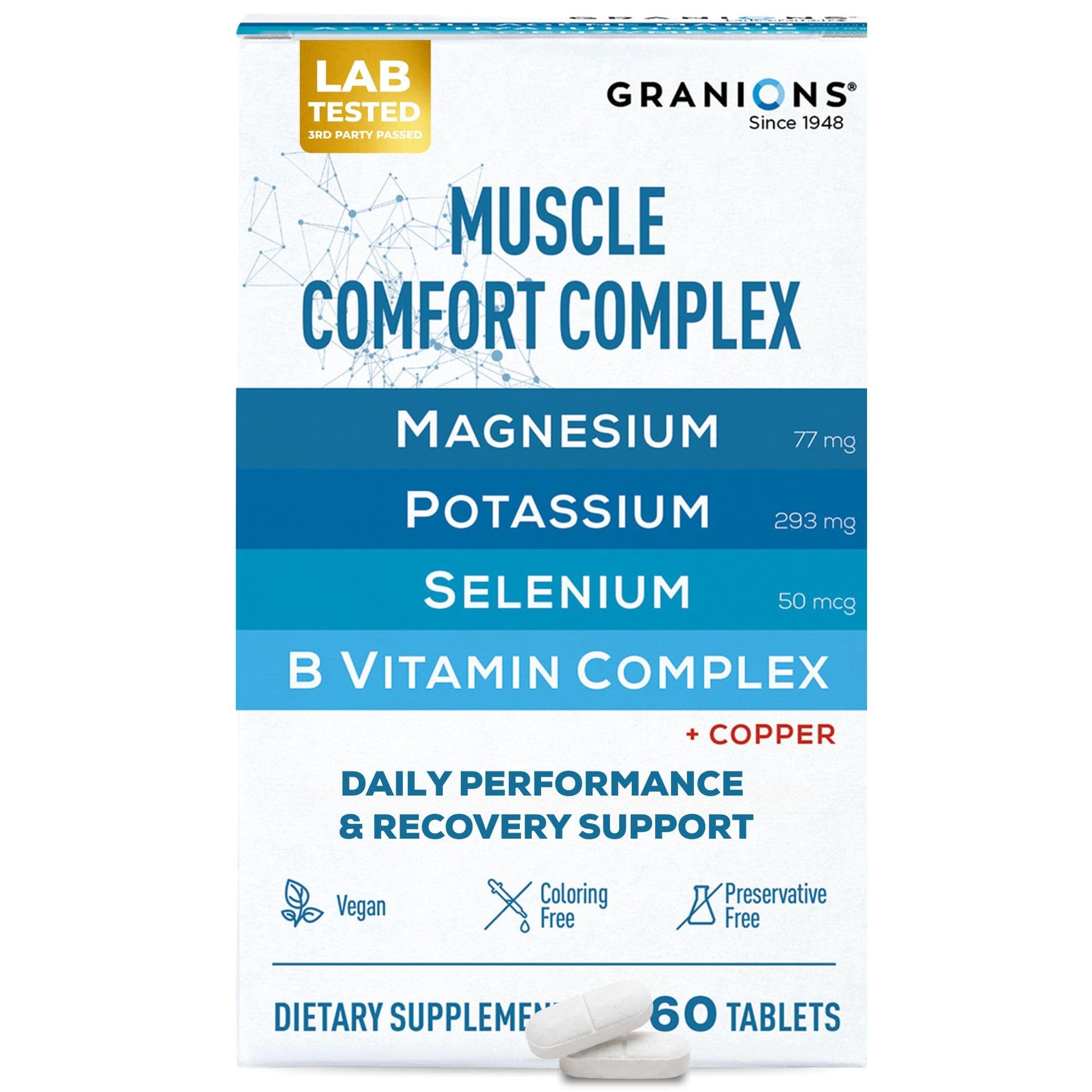 Granions Muscle Relaxer Pills Complex Capsule 30 Count