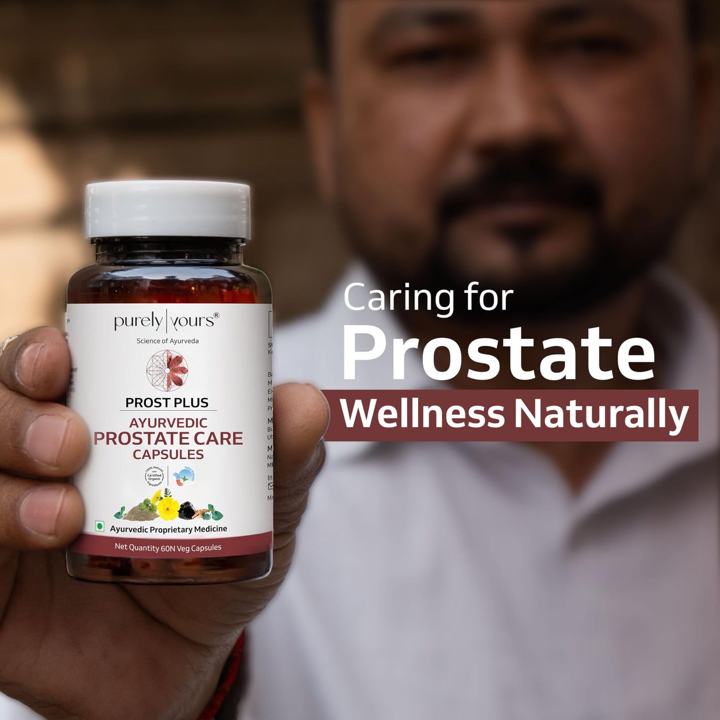 Purely Yours Prost Plus Ayurvedic Prostate Care for Men Powder 150 oz