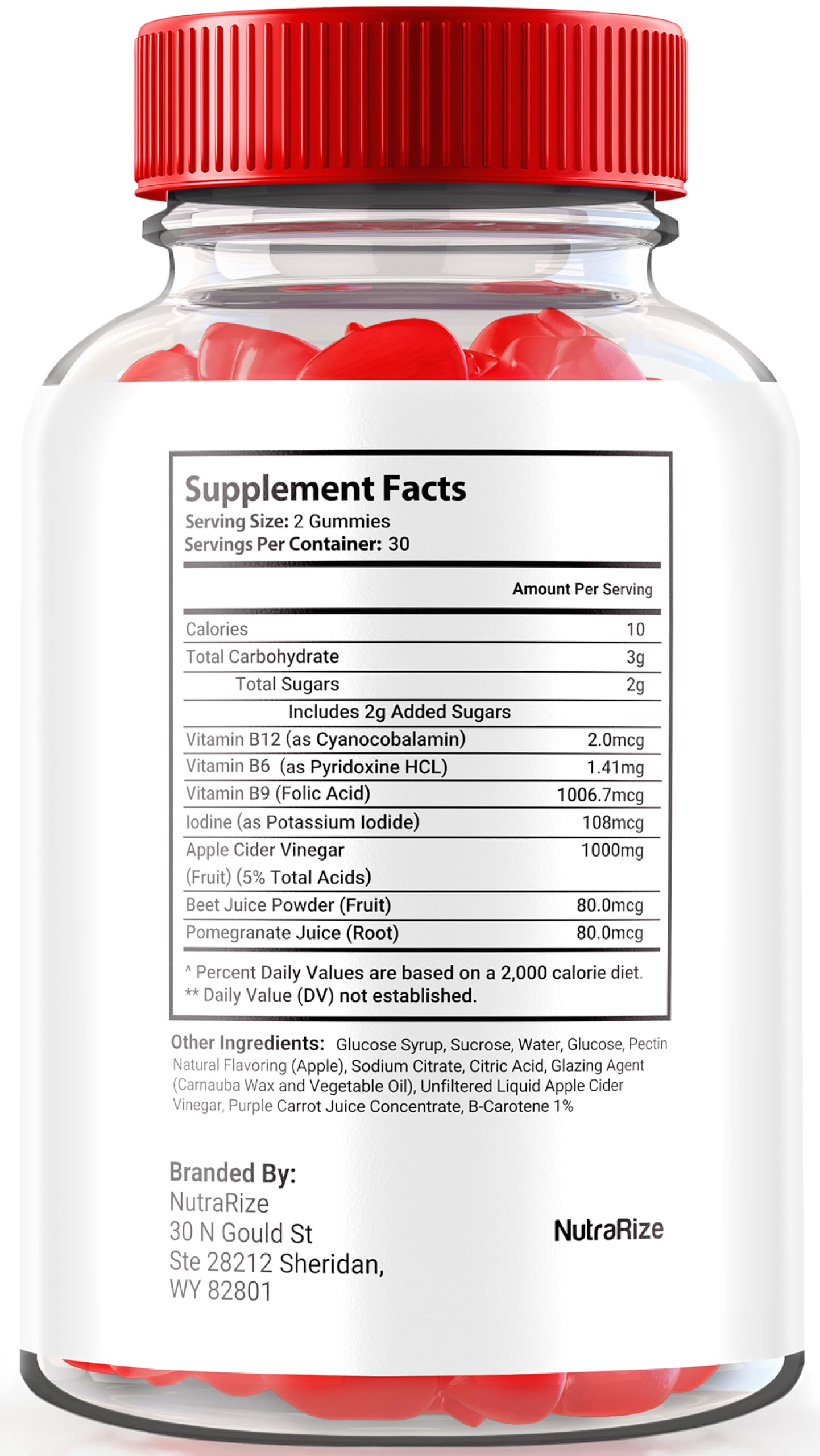 NutraRize Ketosculpt Gummies 180 Gummies