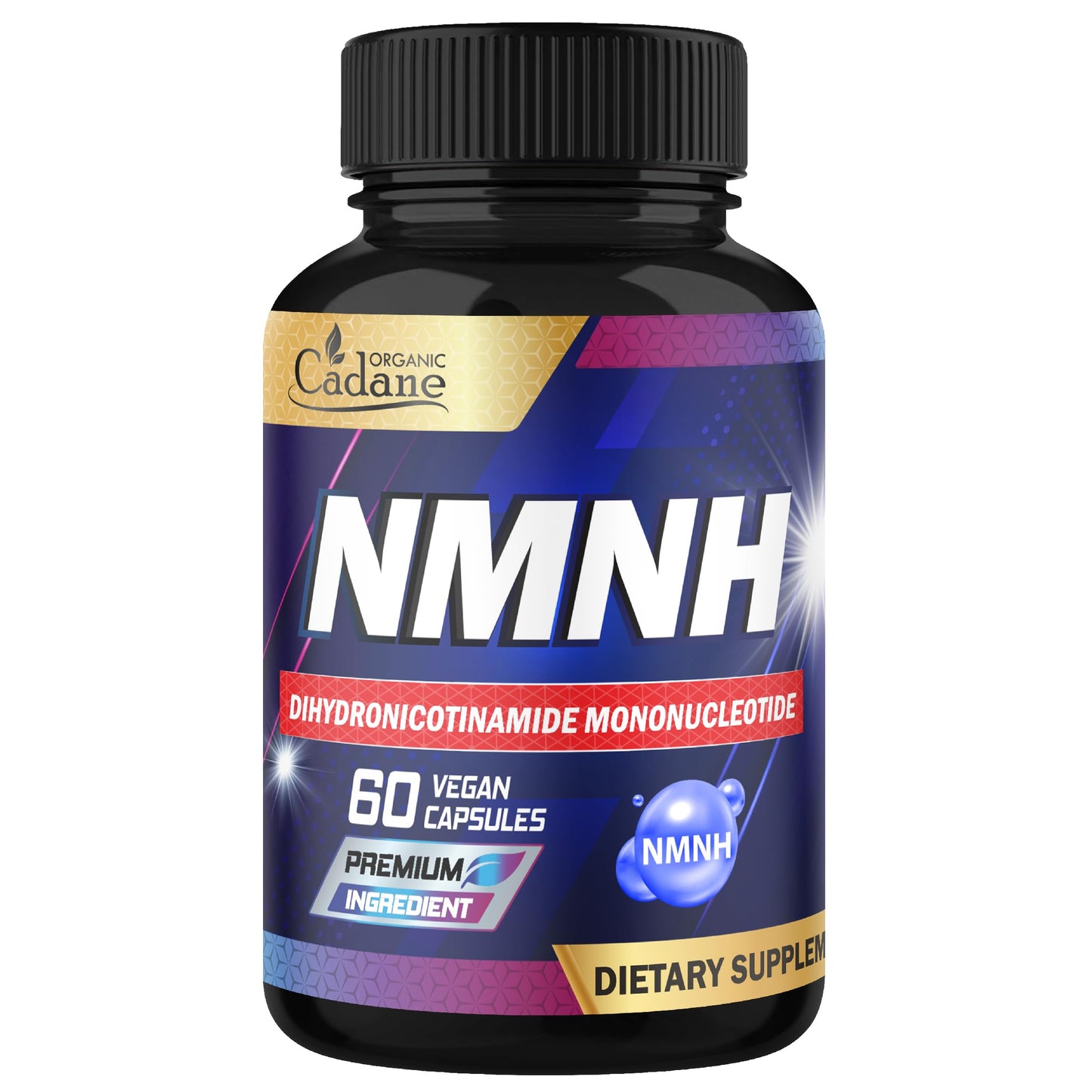Organic Cadane NMNH Supplement, 60 Capsules