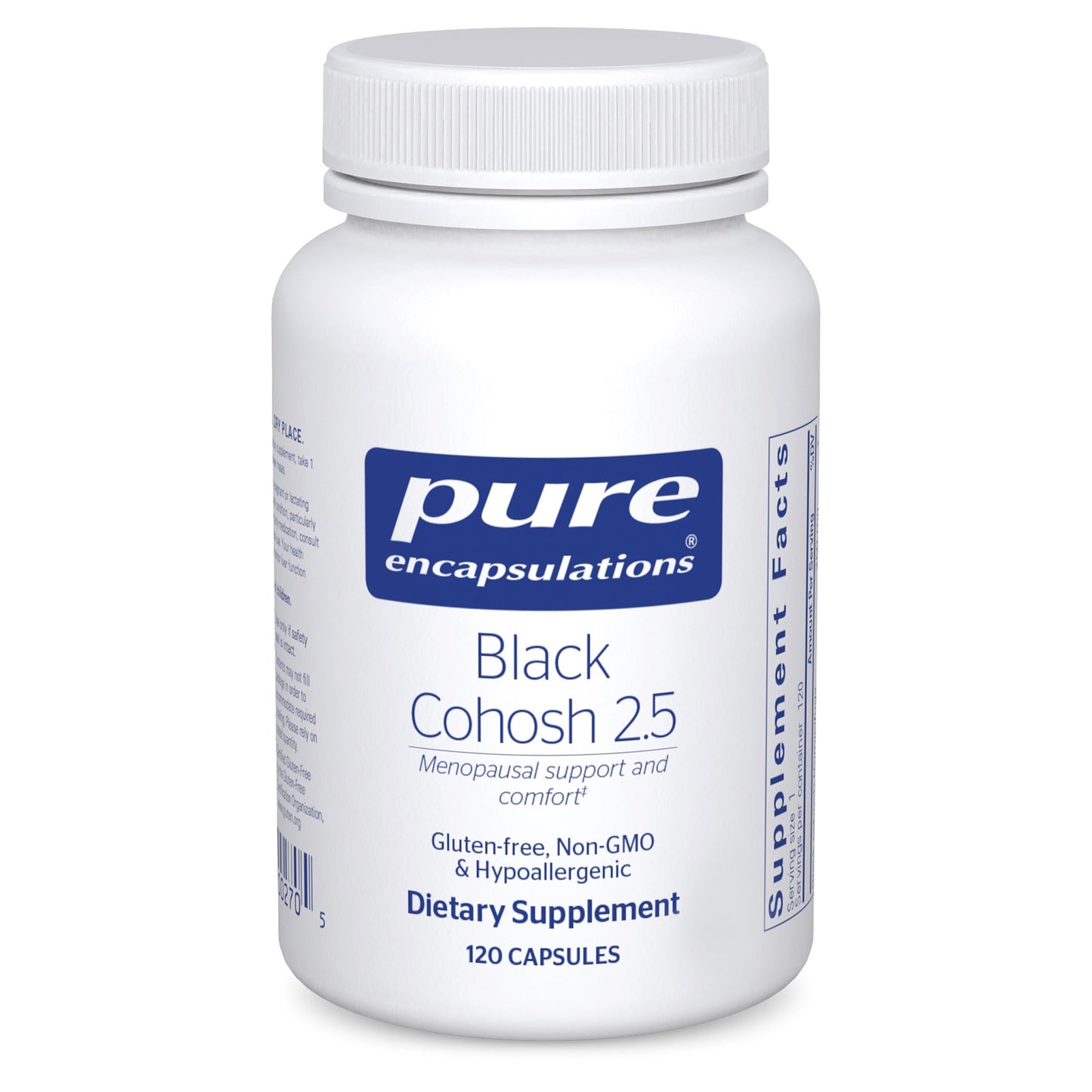 Pure Encapsulations Black Cohosh 2.5 Capsules 120