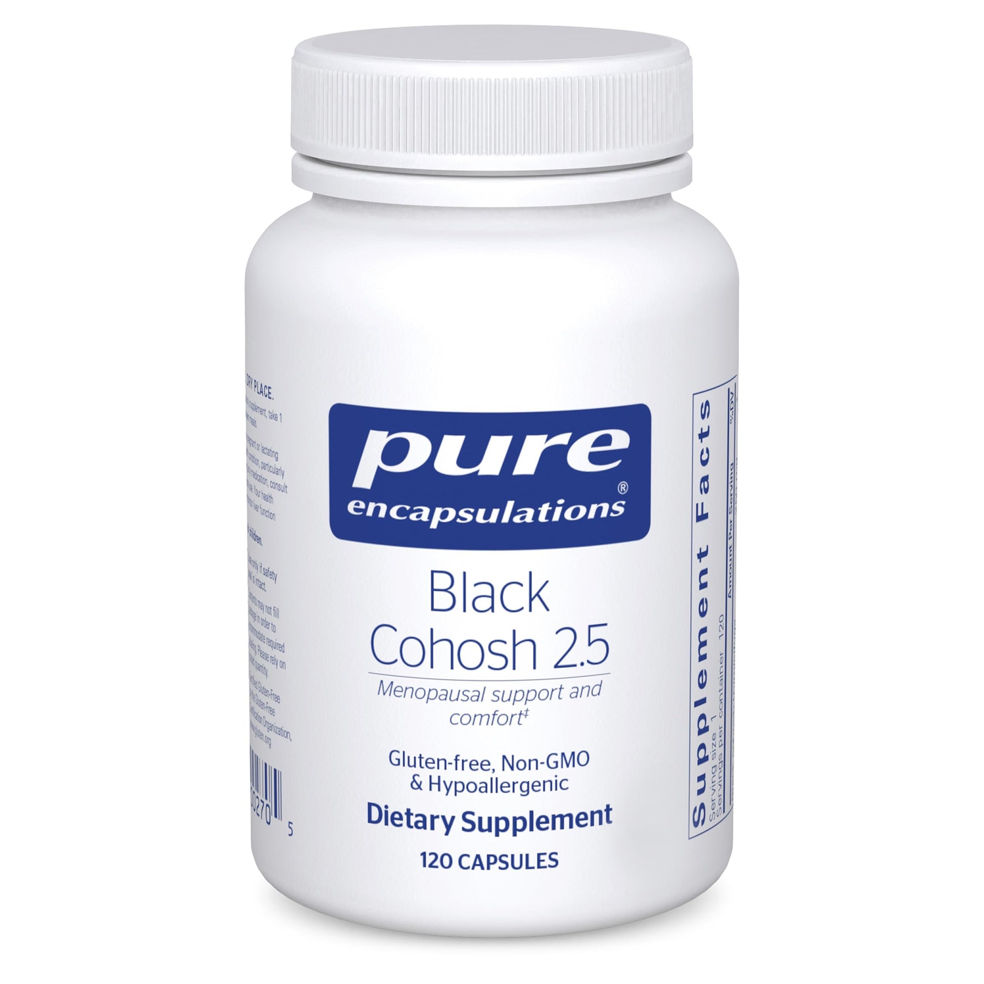 Pure Encapsulations Black Cohosh 2.5 Capsules 120