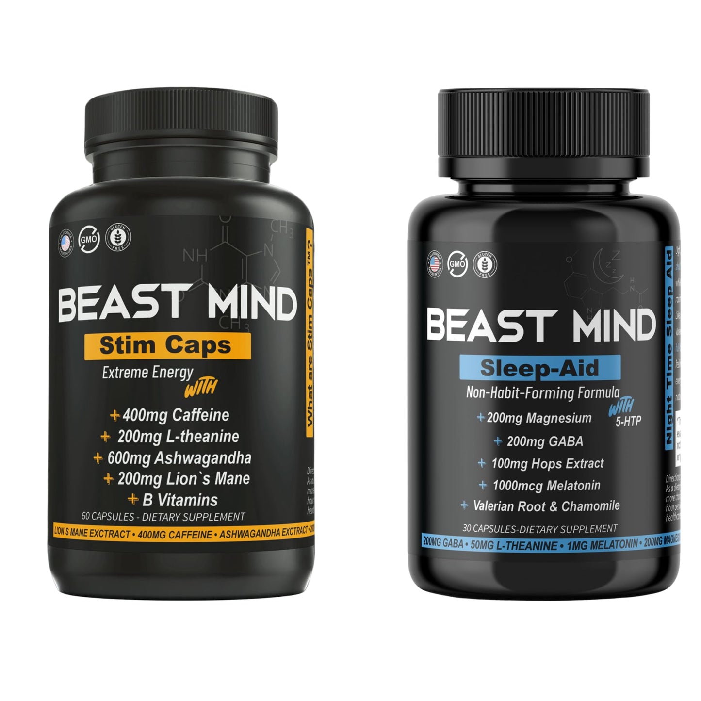 Want A Bump Day & Night Energy With Sleep Aid Bundle 90 Capsules